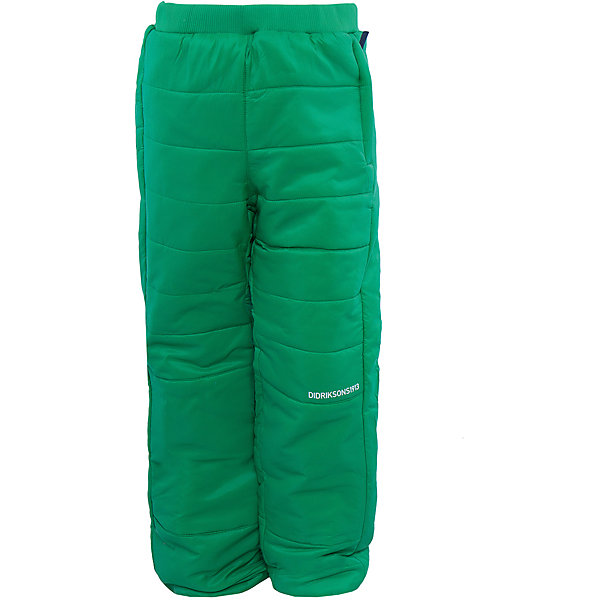 Брюки Kilpa DIDRIKSONS Брюки Kilpa DIDRIKSONSВерхняя одежда<br>Характеристики товара:<br><br>• цвет: зеленый<br>• материал: 100% полиэстер, подкладка 100% полиэстер<br>• стеганые<br>• температурный режим от +5 до +20, можно использовать в качестве поддёвы<br>• резинка на поясе<br>• можно надевать под одежду<br>• страна бренда: Швеция<br>• страна производства: Китай<br><br>Такие стеганые брюки сейчас очень популярны у детей! Это не только стильно, но еще и очень комфортно, а также тепло. Качественные брюки обеспечат ребенку удобство при прогулках и активном отдыхе в прохладные дне, в межсезонье или зимой. Такая модель от шведского производителя легко стирается, подходит под разные погодные условия.<br>Модель сшита из качественной ткани, дополнена мягкой широкой резинкой на поясе. Очень стильная и удобная модель! Изделие качественно выполнено, сделано из безопасных для детей материалов. <br><br>Брюки от бренда DIDRIKSONS можно купить в нашем интернет-магазине.<br><br>Ширина мм: 215<br>Глубина мм: 88<br>Высота мм: 191<br>Вес г: 336<br>Цвет: зеленый<br>Возраст от месяцев: 108<br>Возраст до месяцев: 120<br>Пол: Унисекс<br>Возраст: Детский<br>Размер: 140,80,90,100,110,120,130<br>SKU: 5003987