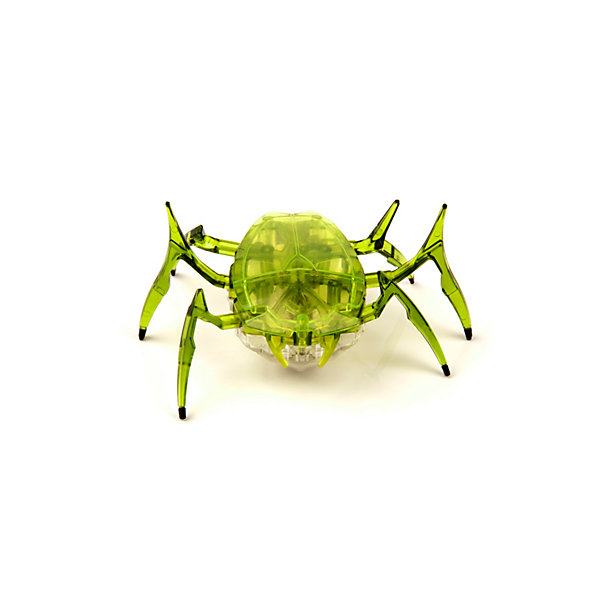 Микро-робот Жук Скарабей, зеленый, Hexbug Микро-робот Жук Скарабей, зеленый, HexbugИнтерактивные животные<br>Наноробот Hexbug Жук Скарабей.<br><br>Характеристики электронной игрушки Hexbug:<br><br>• строение тела: крупное овальное тело, выпуклое сверху и снизу;<br>• количество лап: 3 пары;<br>• специальная конструкция лапок для достижение максимальной скорости;<br>• передвигается только на своих лапках;<br>• супербыстрый наноробот, присутствует агрессивность;<br>• 12 передач и мощнейший моторчик – 1220 раз в минуту жук Скарабей передвигает лапками;<br>• специальный привод, случайность траектории движения;<br>• при встрече с препятствием: мелкий предмет отодвигает лапками, от большого предмета отпрыгивает в поисках новой траектории движения;<br>• при падении на спину жук Hexbug Nano переворачивается на лапки;<br>• размер скарабея: 8,2х4,1х5,7 см;<br>• вес наноробота: 28,5 г.<br><br>Современные и технологичные электронные игрушки Hexbug Nano – это скоростные жуки Скарабеи, быстрые, шустрые, умные. Бегают по случайно выбранной траектории, отталкиваются и переворачиваются после падения. Настоящий прорыв в области подвижных микро-роботов!<br><br>Микро-робот Жук Скарабей, зеленый, Hexbug можно купить в нашем интернет-магазине.<br><br>Ширина мм: 6<br>Глубина мм: 13<br>Высота мм: 11<br>Вес г: 47<br>Возраст от месяцев: 36<br>Возраст до месяцев: 2147483647<br>Пол: Унисекс<br>Возраст: Детский<br>SKU: 5007081
