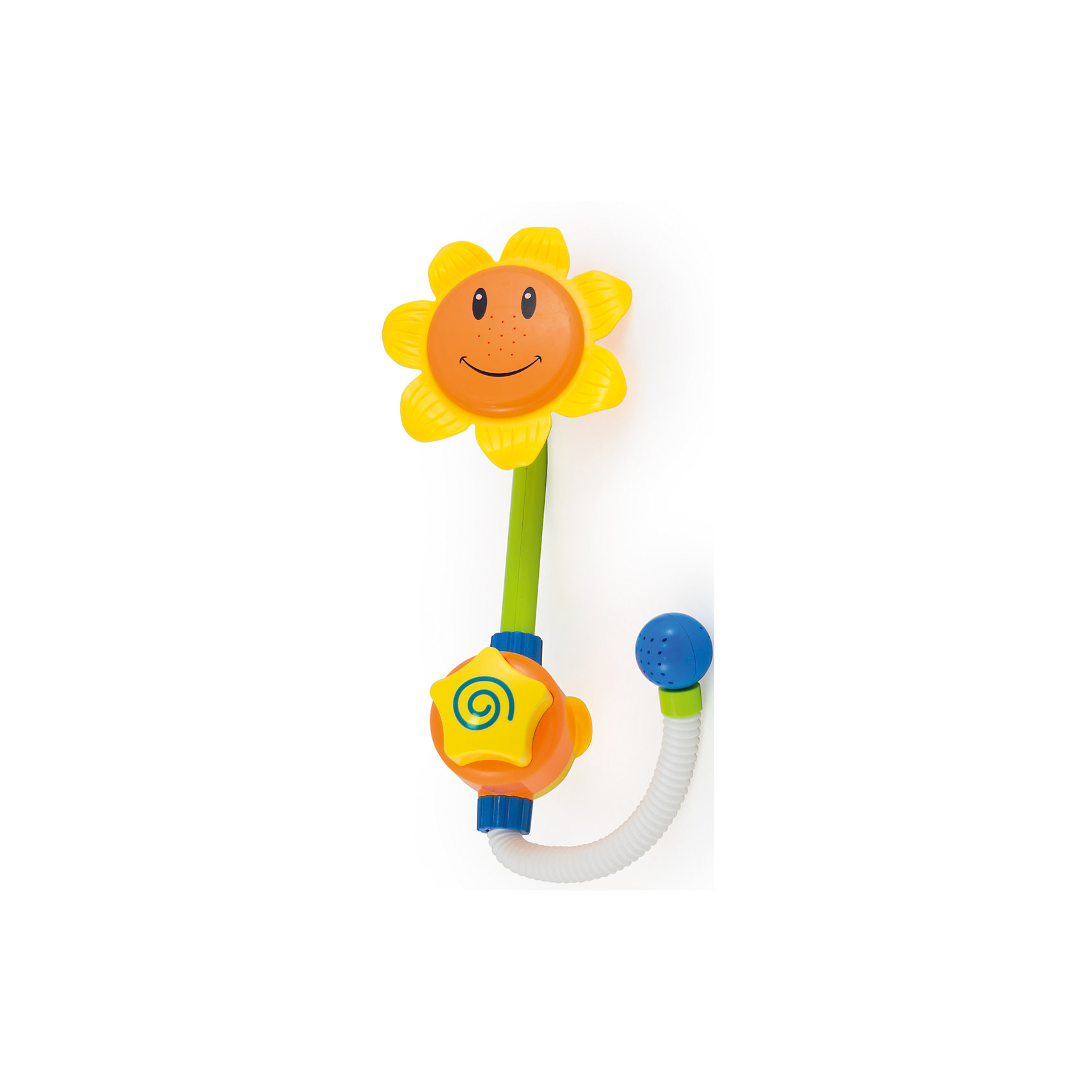 Игрушка для ванны Подсолнух, PicnMix Игрушка для ванны Подсолнух, PicnMixИгрушки для ванной<br>Игрушка для ванны Подсолнух от PicnMix, несомненно, понравится и ребенку, и взрослым. Прикрепите цветок на ванну с помощью присосок и нажмите на кнопку звездочку - маленький душ готов! Подсолнух не только превратит купание в веселую игру, но и поможет развить мелкую моторику и понимание причинно-следственных связей. С ярким подсолнухом водные процедуры станут еще интереснее!<br><br>Дополнительная информация:<br>Батарейки не требуются<br>Материал: пластик<br>Размеры: 41х26 см<br><br>Игрушку для ванны Подсолнух от PicnMix вы можете приобрести в нашем интернет-магазине.<br><br>Ширина мм: 210<br>Глубина мм: 130<br>Высота мм: 415<br>Вес г: 590<br>Возраст от месяцев: 18<br>Возраст до месяцев: 60<br>Пол: Унисекс<br>Возраст: Детский<br>SKU: 5008805