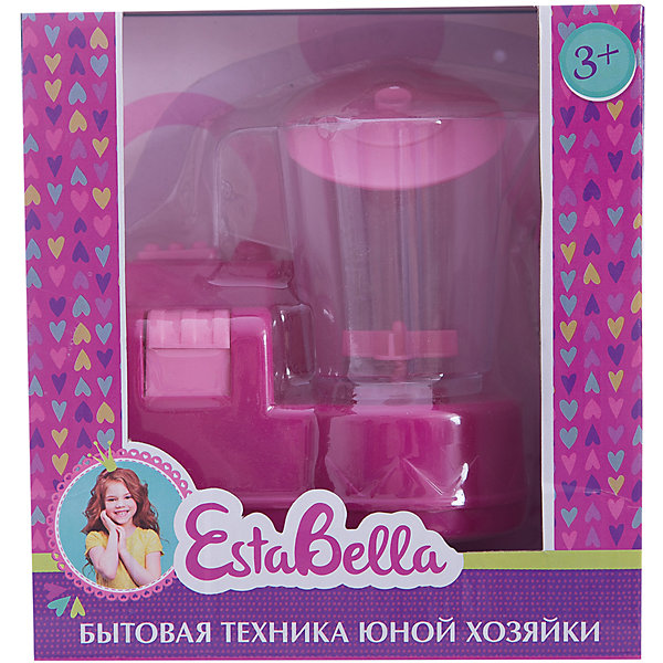 Игрушка Миксер, EstaBella Игрушка Миксер, EstaBellaИгрушечная бытовая техника<br>Игрушка Миксер, EstaBella (Эстабелла).<br><br>Характеристики:<br><br>• полностью безопасен для ребенка<br>• материал: пластик<br>• вес: 240 грамм<br>• размер упаковки: 15х8х16 см<br><br>Блендер EstaBella прекрасно дополнит кухню маленькой хозяйки. С его помощью девочка научится пользоваться миксером и в дальнейшем с радостью поможет маме по хозяйству. Игрушка выполнена из безопасных материалов. Блендер EstaBella создан специально для маленьких помощниц!<br><br>Игрушку Миксер, EstaBella (Эстабелла) вы можете купить в нашем интернет-магазине.<br><br>Ширина мм: 160<br>Глубина мм: 80<br>Высота мм: 150<br>Вес г: 240<br>Возраст от месяцев: 36<br>Возраст до месяцев: 120<br>Пол: Женский<br>Возраст: Детский<br>SKU: 5017651