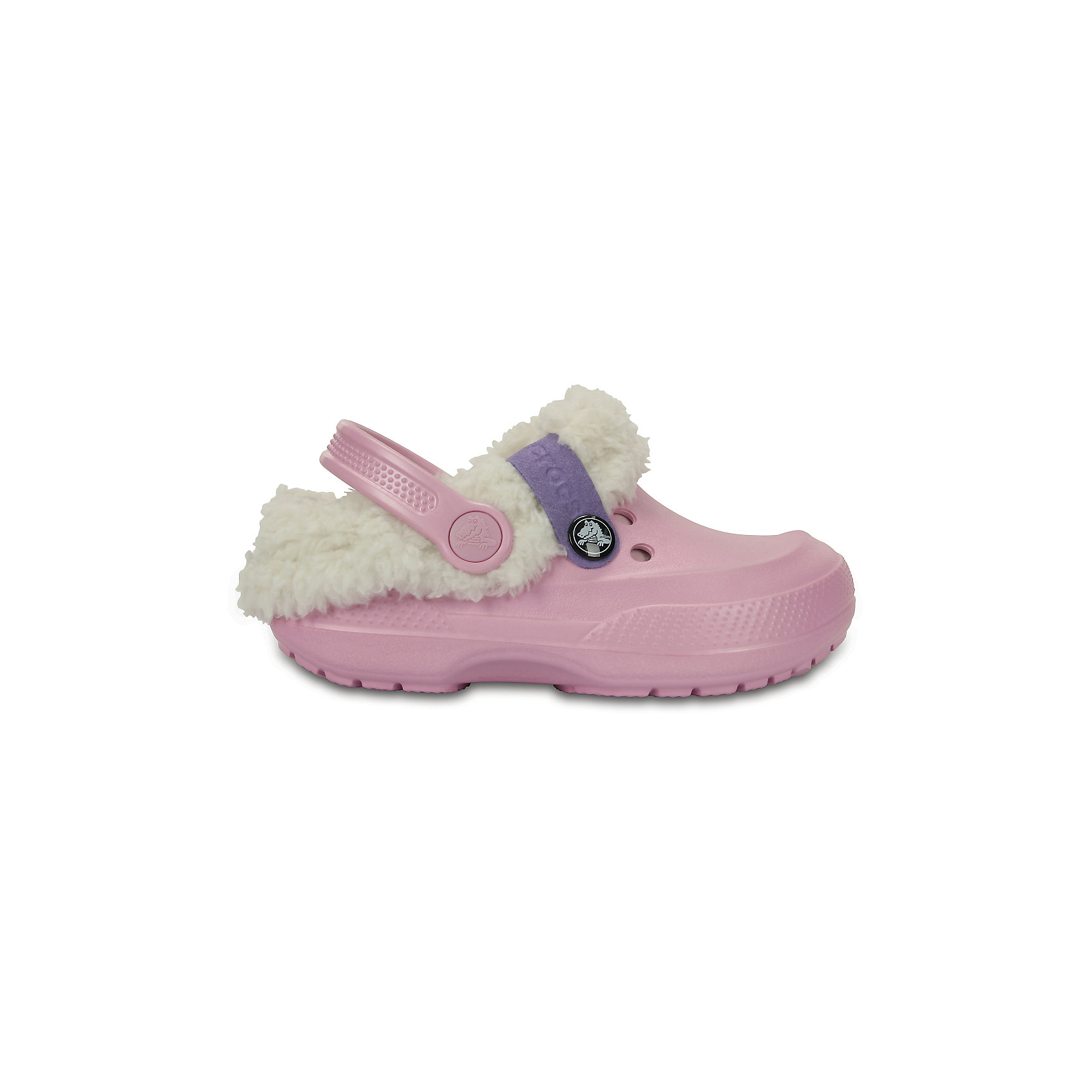 Сабо Classic Blitzen II Clog K для девочки CROCS Сабо Classic Blitzen II Clog K для девочки CROCSДомашние тапочки<br>Характеристики товара:<br><br>• цвет: розовый<br>• материал: 100% полимер Croslite™<br>• литая модель<br>• вентиляционные отверстия<br>• бактериостатичный материал<br>• пяточный ремешок фиксирует стопу<br>• толстая устойчивая подошва<br>• теплая подскладка<br>• страна бренда: США<br>• страна изготовитель: Китай<br><br>Для правильного развития ребенка крайне важно, чтобы обувь была удобной. Такие сабо обеспечивают детям необходимый комфорт, а теплая подкладка - тепло. Сабо легко надеваются и снимаются, отлично сидят на ноге. Материал, из которого они сделаны, не дает размножаться бактериям, поэтому такая обувь препятствует образованию неприятного запаха и появлению болезней стоп. <br>Обувь от американского бренда Crocs в данный момент завоевала широкую популярность во всем мире, и это не удивительно - ведь она невероятно удобна. Её носят врачи, спортсмены, звёзды шоу-бизнеса, люди, которым много времени приходится бывать на ногах - они понимают, как важна комфортная обувь. Продукция Crocs - это качественные товары, созданные с применением новейших технологий. Обувь отличается стильным дизайном и продуманной конструкцией. Изделие производится из качественных и проверенных материалов, которые безопасны для детей.<br><br>Сабо для девочки от торговой марки Crocs можно купить в нашем интернет-магазине.<br><br>Ширина мм: 225<br>Глубина мм: 139<br>Высота мм: 112<br>Вес г: 290<br>Цвет: розовый<br>Возраст от месяцев: 96<br>Возраст до месяцев: 108<br>Пол: Женский<br>Возраст: Детский<br>Размер: 34/35,27/28,29/30,23/24,25/26,33/34,31/32<br>SKU: 5027384
