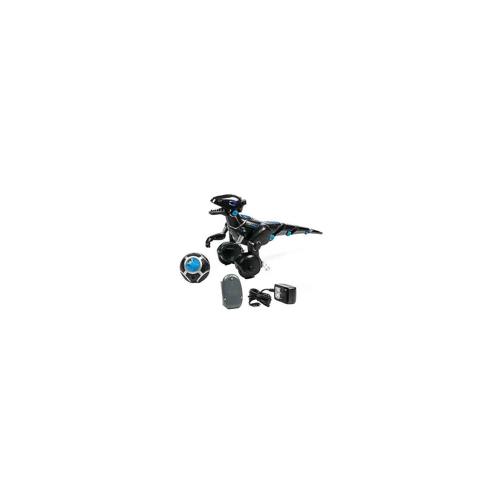 Робот Мипозавр, WowWee Робот Мипозавр, WowWeeРоботы<br>Робот Мипозавр от WowWee, несомненно, станет одной из любимых игрушек ребенка. Динозавр на колесиках очень любит играть в мячик. Установите режим Мяч - робот будет бегать за ним. В режиме Поводок робот следует за человеком, несущим мяч в руках. Кроме того, благодаря датчикам на голове и звуковому датчику, динозавр умеет распознавать некоторые звуки и жесты. Хлопайте в ладоши, прикоснитесь к хвостику или глазам Мипозавра и он обязательно отреагирует. Робот управляется пультом (в комплекте) или с помощью приложения в смартфоне. Приложение обновляется и совсем скоро ваш Мипозавр научится выполнять новые трюки. Питание от аккумулятора. Порадуйте вашего ребенка этим забавным роботом!<br><br>Дополнительная информация:<br>В комплекте: динозавр, мяч, пульт, аккумулятор, зарядное устройство<br>Размер: 48х20х25 см<br>Вес: 1,36 кг<br>Совместим с Apple и Android<br><br>Вы можете купить робота Мипозавра от WowWee в нашем интернет-магазине.<br><br>Ширина мм: 480<br>Глубина мм: 200<br>Высота мм: 250<br>Вес г: 1900<br>Возраст от месяцев: 96<br>Возраст до месяцев: 192<br>Пол: Мужской<br>Возраст: Детский<br>SKU: 5032071