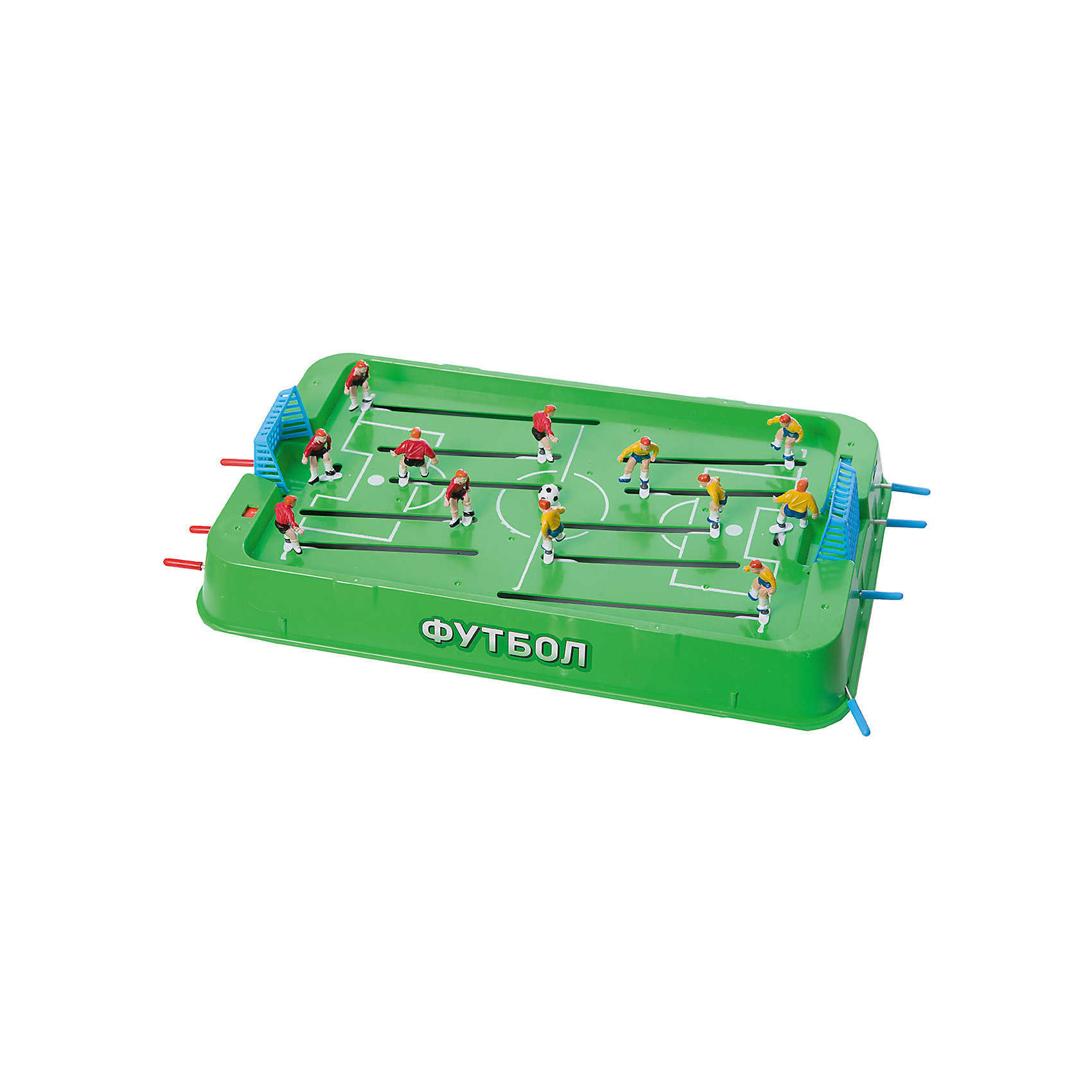 Настольная игра Футбол, X-Match Настольная игра Футбол, X-MatchИгры для развлечений<br>Настольный футбол – всеми любимая игра. Семейные походы в развлекательные центры – отличный вариант для развлечений выходного дня. С новой игрушкой от компании X-Match в настольный футбол можно играть прямо у себя дома! Цель игры – забить как можно больше голов в ворота противника, защищая при этом свои с помощью пластикового игрока. Материалы, использованные при изготовлении товара, абсолютно безопасны и отвечают всем международным требованиям по качеству.<br><br>Дополнительные характеристики:<br><br>материал: пластик;<br>цвет: разноцветный;<br>габариты: 54 X 6 X 29 см;<br>комплектация: поле, игроки, мяч, ворота.<br><br>Настольную игру Футбол от компании X-Match можно приобрести в нашем магазине.<br><br>Ширина мм: 770<br>Глубина мм: 550<br>Высота мм: 600<br>Вес г: 1042<br>Возраст от месяцев: 36<br>Возраст до месяцев: 2147483647<br>Пол: Унисекс<br>Возраст: Детский<br>SKU: 5032529