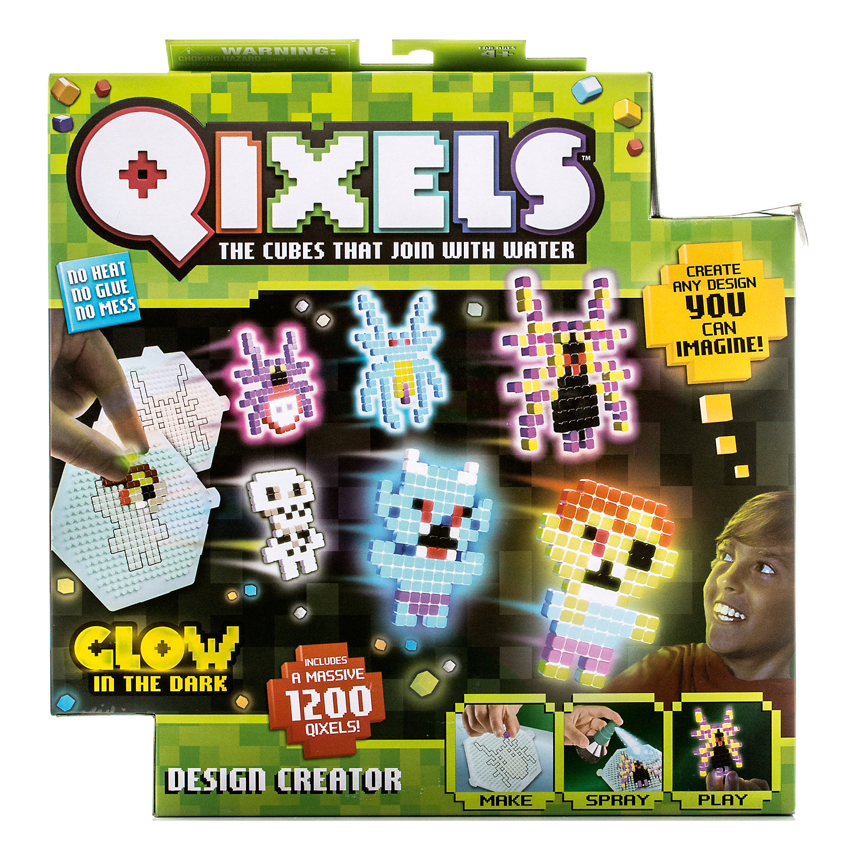 Spin Master Набор для творчества Qixels Дизайнер набор для творчества qixels зомби светится в темноте