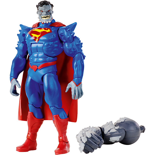DC Comics: Супермен – Лидер Мутантов DC Comics: Супермен – Лидер МутантовКоллекционные и игровые фигурки<br>Фигурка DC Comics: Супермен – Лидер Мутантов из серии «Возвращение тёмного рыцаря» от известного американского бренда детских игрушек Mattel (Маттел). Эта специальная серия Вселенной DC Comics состоит из состоит из шести фигурок главных героев. В каждой коробке имеется одна из частей суперзлодея - Думсдея. Фигура Лидер Мутантов выпущена в соответствии с комиксом о Бэтмене, где Лидер Мутантов c помощью своих приспешников захватил Готем Сити, а затем был поражен в схватке с Бэтменом. Хорошо выполненная пятнадцати сантиметровая фигура Лидера имеет восемнадцать точек артикуляции. Руки поворачиваются в плечах, гнутся в локтях и кистях, торс поворачивается и гнется посередине, ноги расставляются в стороны, гнутся в коленях, также двигаются ступни. Костюма Лидера Мутантов состоит из пластика, позволяя фигуре двигаться. Насыщенные цвета и отличная детализация фигурки придет по вкусу как фанатам фильмов, так и фанатам супер героев и комиксов.<br>Дополнительная информация:<br><br>- В набор входит: фигурка, факел, ломик, правая рука Думсдея<br>- Состав: пластик<br>- Размер: около 15 см. <br><br>Фигурку DC Comics: Супермен – Лидер Мутантов из серии «Возвращение тёмного рыцаря» можно купить в нашем интернет-магазине.<br><br>Ширина мм: 55<br>Глубина мм: 150<br>Высота мм: 265<br>Вес г: 343<br>Возраст от месяцев: 48<br>Возраст до месяцев: 120<br>Пол: Мужской<br>Возраст: Детский<br>SKU: 5032900