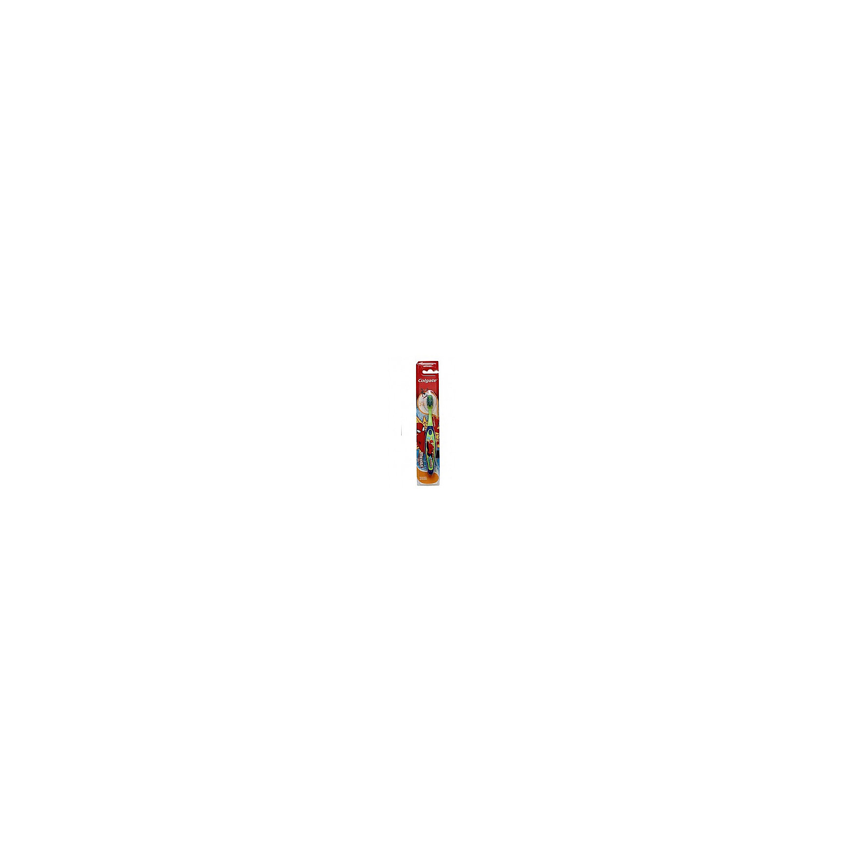 Зубная щётка Смайлс SpiderMan супермягкая для детей старше 5 лет, Colgate, синий/зеленый Зубная щётка Смайлс SpiderMan супермягкая для детей старше 5 лет, Colgate, синий/зеленыйЗубные щетки<br>Зубная щётка Смайлс SpiderMan супермягкая для детей старше 5 лет, Colgate, синий/зеленый<br>бережно ухаживает за полостью рта ребенка. Мягкая щетина помогает убрать остатки пищи и налет на зубках. Щетинки расположены на разном уровне, удлиненные предназначены для очищения межзубных промежутков. Имеется очиститель языка. Наличие цветных щетинок посередине позволяет определить количество зубной пасты, которое нужно нанести на щётку для однократной очистки зубов. <br><br>Дополнительная информация:<br>-разноуровневые щетинки<br>- очиститель языка<br>- нескользящая ручка<br>- возраст: от 5 лет<br>- цвет: синий\зелёный со SpiderMan<br>- марка: Colgate<br><br>Зубную щётку Смайлс SpiderMan супермягкую для детей старше 5 лет, Colgate, синий/зеленый<br>можно купить в нашем интернет-магазине.<br><br>Ширина мм: 300<br>Глубина мм: 100<br>Высота мм: 50<br>Вес г: 100<br>Возраст от месяцев: 60<br>Возраст до месяцев: 2147483647<br>Пол: Унисекс<br>Возраст: Детский<br>SKU: 5033668