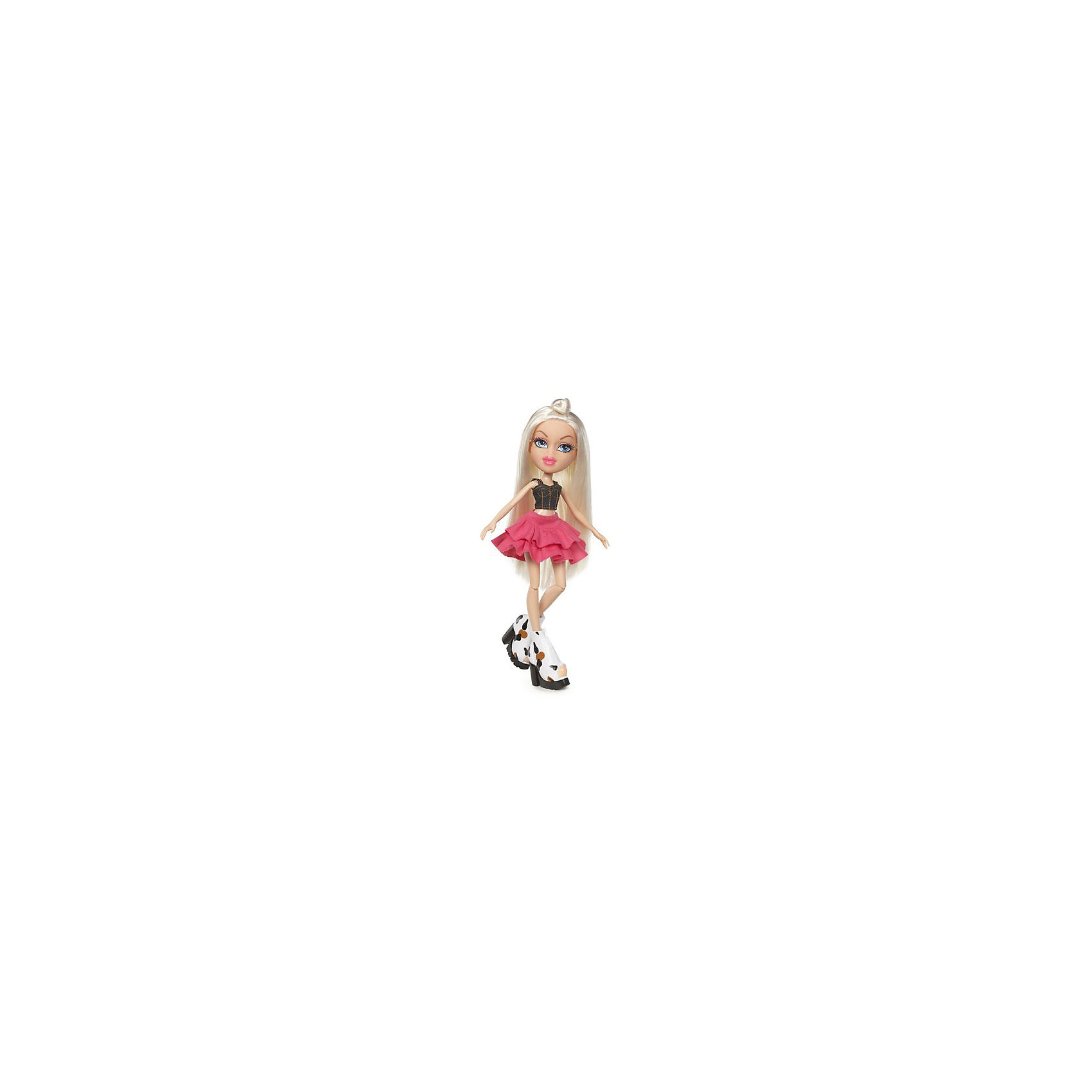 Кукла делюкс Хлоя, Давай знакомиться, Bratz Кукла делюкс Хлоя, Давай знакомиться, BratzКуклы-модели<br>Характеристики товара:<br><br>- цвет: разноцветный;<br>- материал: пластик, текстиль;<br>- особенности: руки и ноги сгибаются;<br>- размер упаковки: 18х31х7 см;<br>- размер куклы: 27 см.<br><br>Такие красивые куклы не оставят ребенка равнодушным! Какая девочка откажется поиграть с куклой Bratz?! Игрушка отлично детализирована, очень качественно выполнена, поэтому она станет отличным подарком ребенку. В наборе идут одежда и аксессуары, которыми можно украсить куклу!<br>Изделие произведено из высококачественного материала, безопасного для детей.<br><br>Куклу делюкс Хлоя, Давай знакомиться, от бренда Bratz можно купить в нашем интернет-магазине.<br><br>Ширина мм: 180<br>Глубина мм: 310<br>Высота мм: 70<br>Вес г: 400<br>Возраст от месяцев: 48<br>Возраст до месяцев: 2147483647<br>Пол: Женский<br>Возраст: Детский<br>SKU: 5040281