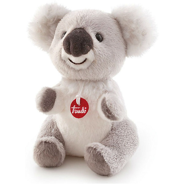 Коала, 15 см, Trudi Коала, 15 см, TrudiМягкие игрушки животные<br>Милый коала от Trudi очарует и детей и взрослых! Мягкая шерстка коалы очень приятна на ощупь. С ним будет очень весело играть днем, придумывая разные истории, и спокойно и уютно засыпать ночью. Игрушка изготовлена из высококачественных нетоксичных гипоаллергенных материалов абсолютно безопасных для самых маленьких детей.<br><br>Дополнительная информация:<br><br>- Материал: пластик, текстиль, искусственный мех. <br>- Высота: 15 см. <br>- Допускается машинная стирка при деликатной режиме (30 ?).<br><br>Коалу, 15 см, Trudi (Труди), можно купить в нашем магазине.<br><br>Ширина мм: 95<br>Глубина мм: 150<br>Высота мм: 140<br>Вес г: 80<br>Возраст от месяцев: 12<br>Возраст до месяцев: 2147483647<br>Пол: Унисекс<br>Возраст: Детский<br>SKU: 5055247