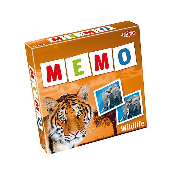 Игра Мемо Дикие животные 2, Tactic Games Игра Мемо Дикие животные 2, Tactic GamesИгры мемо<br>Игра Мемо Дикие животные 2, Tactic Games – интересная игра, развивающая детей. <br>В наборе множество красочных фотографий различных диких животных. Расположите картинки на столе и поочередно открывайте их. Тот, кто первый видит пару, должен стукнуть по первой картинке из пары. Игра развивает память, внимание, усидчивость и логическое мышление.<br><br>Дополнительная информация:<br><br>- возраст: от 3 лет<br><br>Игру Мемо Дикие животные 2, Tactic Games можно купить в нашем интернет-магазине.<br><br>Ширина мм: 220<br>Глубина мм: 50<br>Высота мм: 220<br>Вес г: 400<br>Возраст от месяцев: 36<br>Возраст до месяцев: 2147483647<br>Пол: Унисекс<br>Возраст: Детский<br>SKU: 5055325