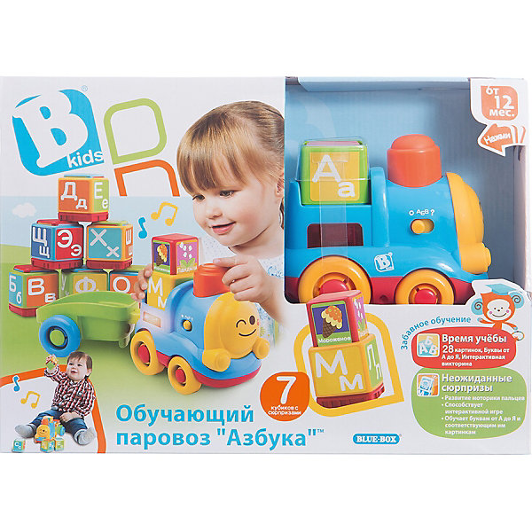Развивающий игровой набор Паровоз, BKids Развивающий игровой набор Паровоз, BKidsИнтерактивные игрушки для малышей<br>Развивать способности ребенка можно с самого раннего возраста. Делая это в игре, малыш всесторонне изучает мир и осваивает новые навыки. Эта игрушка состоит из вагона, паровоза и кубиков с буквами. Она имеет специальные звуковые возможности: может задавать ребенку вопросы или рассказывать о буквах.<br>Такие игрушки способствуют развитию мелкой моторики, воображения, цвето- и звуковосприятия, тактильных ощущений и обучению. Изделие разработано специально для самых маленьких. Сделано из материалов, безопасных для детей.<br><br>Дополнительная информация:<br><br>цвет: разноцветный;<br>комплектация: вагон, паровоза и 7 кубиков с буквами;<br>2 батарейки входят в комплект;<br>возраст: от года.<br><br>Развивающий игровой набор Паровоз от бренда BKids можно купить в нашем интернет-магазине.<br><br>Ширина мм: 95<br>Глубина мм: 95<br>Высота мм: 254<br>Вес г: 931<br>Возраст от месяцев: 12<br>Возраст до месяцев: 36<br>Пол: Унисекс<br>Возраст: Детский<br>SKU: 5055364
