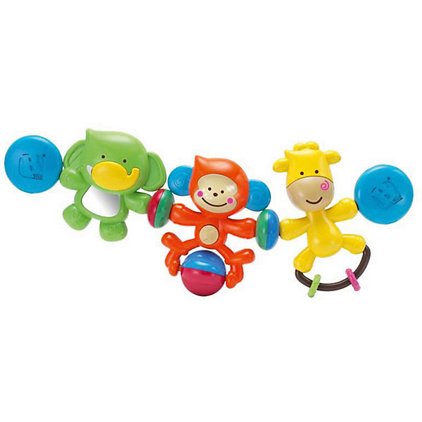 Подвеска Веселые друзья, BKids Подвеска Веселые друзья, BKidsИгрушки для новорожденных<br>Малыши стремятся познавать всё новое - делать это можно с самого раннего возраста. Играя, малыш всесторонне изучает мир и осваивает новые навыки. Эта игрушка представляет собой подвеску - она играет мелодии и снабжена световыми эффектами.<br>Такие игрушки способствуют развитию мелкой моторики, воображения, цвето- и звуковосприятия, тактильных ощущений и обучению. Изделие разработано специально для самых маленьких. Сделано из материалов, безопасных для детей.<br><br>Дополнительная информация:<br><br>цвет: разноцветный;<br>размер упаковки: 33 х 6 х 20 см;<br>возраст: с рождения.<br><br>Подвеску Веселые друзья от бренда BKids можно купить в нашем интернет-магазине.<br><br>Ширина мм: 63<br>Глубина мм: 63<br>Высота мм: 203<br>Вес г: 316<br>Возраст от месяцев: 0<br>Возраст до месяцев: 36<br>Пол: Унисекс<br>Возраст: Детский<br>SKU: 5055379