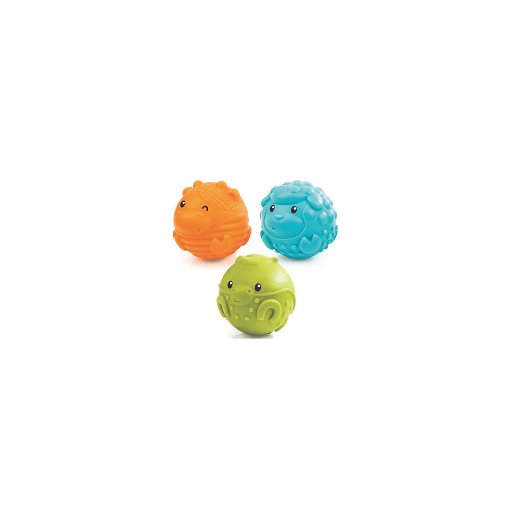 Игровые фигурки - шарики Sensory, BKids Игровые фигурки - шарики Sensory, BKidsРазвивать способности ребенка можно с самого раннего возраста. Делая это в игре, малыш всесторонне изучает мир и осваивает новые навыки. Эта игрушка представляет собой шарик Sensory, выполненный в виде зверюшки, он издаёт звук.<br>Такие игрушки способствуют развитию мелкой моторики, воображения, цвето- и звуковосприятия, тактильных ощущений и обучению. Изделие разработано специально для самых маленьких. Сделано из материалов, безопасных для детей.<br><br>Дополнительная информация:<br><br>цвет: разноцветный;<br>каждый шарик продается отдельно;<br>возраст: с полугода.<br><br>Игровые фигурки - шарики Sensory от бренда BKids можно купить в нашем интернет-магазине.<br><br>Ширина мм: 266<br>Глубина мм: 266<br>Высота мм: 82<br>Вес г: 66<br>Возраст от месяцев: 6<br>Возраст до месяцев: 36<br>Пол: Унисекс<br>Возраст: Детский<br>SKU: 5055383