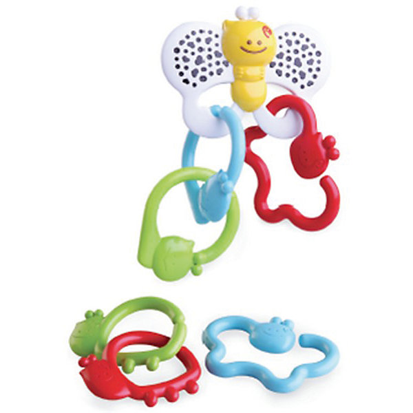 Игрушка - цепь Бабочка, BKids Игрушка - цепь Бабочка, BKidsИгрушки для новорожденных<br>Развивать способности ребенка можно с самого раннего возраста. Делая это в игре, малыш всесторонне изучает мир и осваивает новые навыки. Эта игрушка представляет собой подвеску и прорезыватель в виде бабочки. <br>Такие игрушки способствуют развитию мелкой моторики, воображения, цвето- и звуковосприятия, тактильных ощущений и обучению. Изделие разработано специально для самых маленьких. Сделано из материалов, безопасных для детей.<br><br>Дополнительная информация:<br><br>цвет: разноцветный;<br>размер упаковки: 16 х 4 х 20 см;<br>возраст: с рождения.<br><br>Игрушку - цепь Бабочка от бренда BKids можно купить в нашем интернет-магазине.<br><br>Ширина мм: 35<br>Глубина мм: 35<br>Высота мм: 205<br>Вес г: 168<br>Возраст от месяцев: 0<br>Возраст до месяцев: 36<br>Пол: Унисекс<br>Возраст: Детский<br>SKU: 5055389