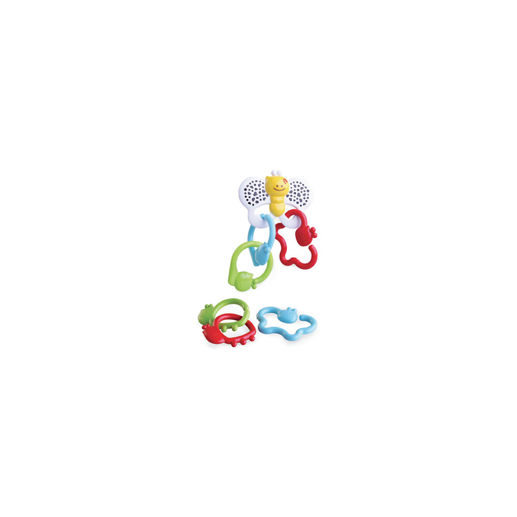 Игрушка - цепь Бабочка, BKids Игрушка - цепь Бабочка, BKidsПрорезыватели<br>Развивать способности ребенка можно с самого раннего возраста. Делая это в игре, малыш всесторонне изучает мир и осваивает новые навыки. Эта игрушка представляет собой подвеску и прорезыватель в виде бабочки. <br>Такие игрушки способствуют развитию мелкой моторики, воображения, цвето- и звуковосприятия, тактильных ощущений и обучению. Изделие разработано специально для самых маленьких. Сделано из материалов, безопасных для детей.<br><br>Дополнительная информация:<br><br>цвет: разноцветный;<br>размер упаковки: 16 х 4 х 20 см;<br>возраст: с рождения.<br><br>Игрушку - цепь Бабочка от бренда BKids можно купить в нашем интернет-магазине.<br><br>Ширина мм: 35<br>Глубина мм: 35<br>Высота мм: 205<br>Вес г: 168<br>Возраст от месяцев: 0<br>Возраст до месяцев: 36<br>Пол: Унисекс<br>Возраст: Детский<br>SKU: 5055389