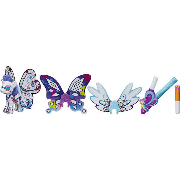 Пони с крыльями Рарити Создай свою пони, My little Pony, B3590/B5677 Пони с крыльями Рарити Создай свою пони, My little Pony, B3590/B5677Игрушки<br>Пони с крыльями Создай свою пони, My little Pony, B3590/B5677.<br><br>Характеристики:<br><br>- В наборе: фигурка пони Рарити (из двух половинок), грива, хвостик, три пары невероятных крыльев, наклейки, 2 маркера<br>- Можно комбинировать с другими наборами серии<br>- Материал: высококачественная пластмасса, картон<br>- Высота фигурки: 7 см.<br>- Размер упаковки: 21х20,5х2,5 см.<br><br>Игровой набор Создай свою пони станет приятным подарком для девочки - поклонницы мультсериала Моя маленькая пони. Дружба - это чудо!. Малышка сможет самостоятельно соединить две части пони вместе и создать неповторимый образ для пони Рарити. В наборе есть 3 пары сменных крыльев различной формы. Две пары похожи на крылья бабочек, а третья — на крылья птицы. Входящие в комплект специальные маркеры помогут раскрасить крылья и декорировать их причудливыми узорами. А множество оригинальных наклеек из набора помогут Рарити обрести уникальный внешний вид. Игрушка выполнена из высококачественной пластмассы и имеет поразительное сходство с героиней мультсериала. Игровой набор позволит придумать множество разных сюжетных линий, историй и развить фантазию и мелкую моторику. Фигурка отлично впишется в коллекцию девочки и подарит ей множество положительных эмоций. Детали набора можно комбинировать с элементами из других наборов Создай свою пони.<br><br>Набор Пони с крыльями Создай свою пони, My little Pony, B3590/B5677 можно купить в нашем интернет-магазине.<br><br>Ширина мм: 25<br>Глубина мм: 203<br>Высота мм: 630<br>Вес г: 100<br>Возраст от месяцев: 48<br>Возраст до месяцев: 144<br>Пол: Женский<br>Возраст: Детский<br>SKU: 5064682