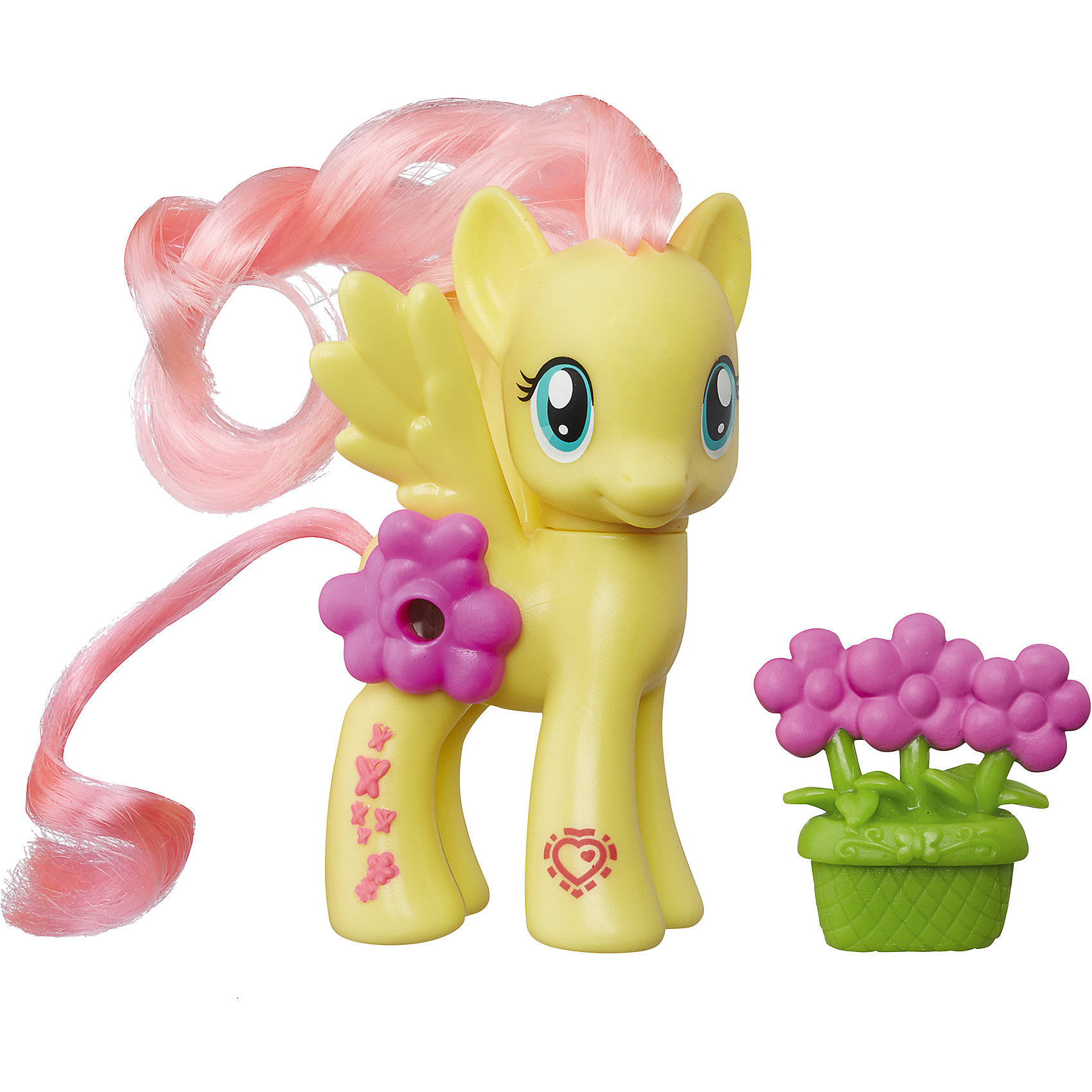 Пони Флаттершай с волшебными картинками, My little Pony, B5361/B7264 Пони Флаттершай с волшебными картинками, My little Pony, B5361/B7264Игрушки<br>Пони с волшебными картинками, My little Pony, B5361/B7264.<br><br>Характеристики:<br><br>- В наборе: пони, аксессуар<br>- Материал: игрушка изготовлена из пластика, грива и хвостик – текстильные<br>- Высота фигурки: 8 см.<br><br>Играть с милыми пони стало еще интереснее! Главная особенность пони Флаттершай – это линза, расположенная на боку пони, сквозь которую видно картинку с изображением сценки из мультфильма Дружба - это чудо. На передней ножке лошадки Вы найдете код в виде сердечка, отсканировав который при помощи мобильного устройства, Вы получите дополнительные игровые возможности в бесплатном приложении My Little Pony Friendship Celebration. Голова фигурки поворачивается. Гриву и хвост пони малышка сможет расчесывать и создавать различные прически. В комплекте с фигуркой также идет горшочек с цветами. Игры с такой игрушкой способствуют развитию у ребенка фантазии и любознательности, помогут овладеть навыками общения, воспитают чувство ответственности и заботы. Благодаря маленькому размеру фигурки малышка сможет взять ее с собой на прогулку или в гости.<br><br>Игровой набор Пони с волшебными картинками, My little Pony, B5361/B7264 можно купить в нашем интернет-магазине.<br><br>Ширина мм: 87<br>Глубина мм: 178<br>Высота мм: 550<br>Вес г: 160<br>Возраст от месяцев: 36<br>Возраст до месяцев: 72<br>Пол: Женский<br>Возраст: Детский<br>SKU: 5064710