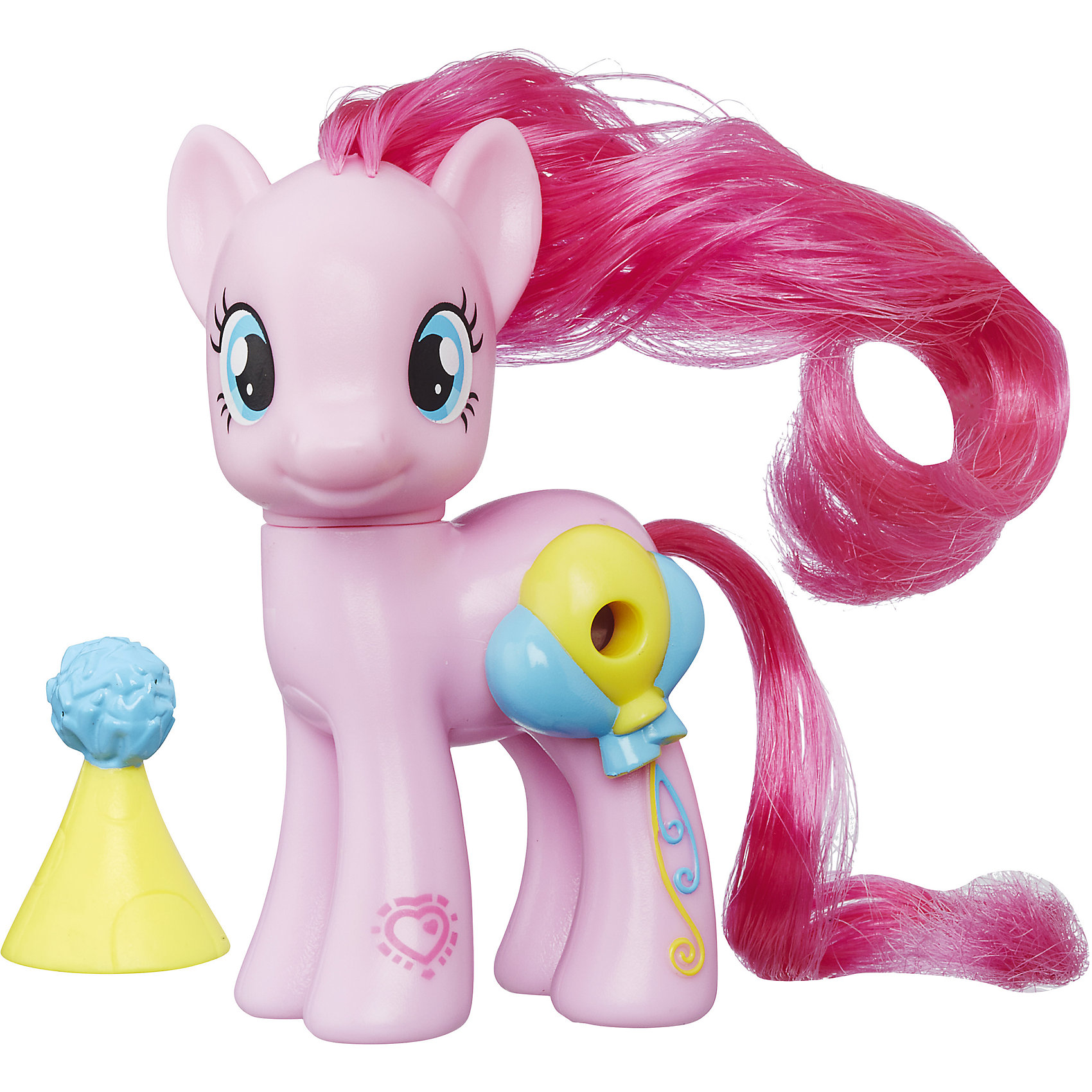 Пони Пинки Пай с волшебными картинками, My little Pony, B5361/B7265 Пони Пинки Пай с волшебными картинками, My little Pony, B5361/B7265Игрушки<br>Пони с волшебными картинками, My little Pony, B5361/B7265.<br><br>Характеристики:<br><br>- В наборе: пони, аксессуар<br>- Материал: игрушка изготовлена из пластика, грива и хвостик – текстильные<br>- Высота фигурки: 8 см.<br><br>Играть с милыми пони стало еще интереснее! Главная особенность пони Пинки Пай – это линза, расположенная на боку пони, сквозь которую видно картинку с изображением сценки из мультфильма Дружба - это чудо. На передней ножке лошадки Вы найдете код в виде сердечка, отсканировав который при помощи мобильного устройства, Вы получите дополнительные игровые возможности в бесплатном приложении My Little Pony Friendship Celebration. Голова фигурки поворачивается. Гриву и хвост пони малышка сможет расчесывать и создавать различные прически. В комплекте с фигуркой также идет забавная шапочка. Игры с такой игрушкой способствуют развитию у ребенка фантазии и любознательности, помогут овладеть навыками общения, воспитают чувство ответственности и заботы. Благодаря маленькому размеру фигурки малышка сможет взять ее с собой на прогулку или в гости.<br><br>Игровой набор Пони с волшебными картинками, My little Pony, B5361/B7265 можно купить в нашем интернет-магазине.<br><br>Ширина мм: 87<br>Глубина мм: 178<br>Высота мм: 550<br>Вес г: 160<br>Возраст от месяцев: 36<br>Возраст до месяцев: 72<br>Пол: Женский<br>Возраст: Детский<br>SKU: 5064711