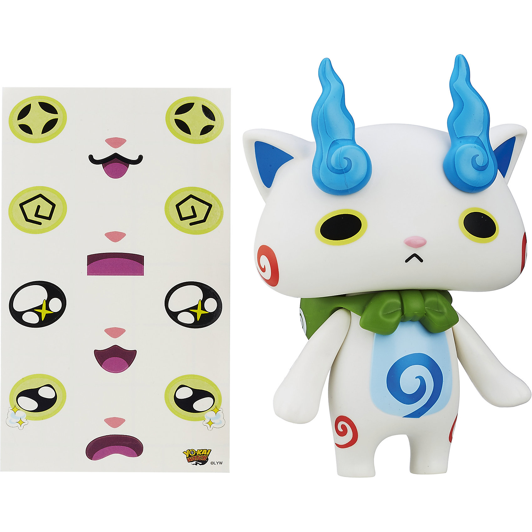 Фигурка, Екай вотч, Jibanyan B6047/B6593 Фигурка, Екай вотч, Jibanyan B6047/B6593Игрушки<br>Фигурка, Екай вотч, B6047/B6593.<br><br>Характеристики:<br><br>- В наборе: фигурка, наклейки, инструкция<br>- Материал: резина<br>- Размер фигурки: 13 см.<br><br>А у вашего робо-кота по имени Robonyan какое сегодня настроение? Оно же бывает разным: влюбленный, злой, испуганный, довольный… Фигурка Yo-Kai Watch Jibanyan позволяет менять образ любимого героя Yo-Kai на усмотрение ребенка и сделать это очень просто! Ведь в наборе есть комплект стикеров, светящихся в темноте, и представляющих собой различные выражения мордочки любимого персонажа. Фигурка станет отличным подарком не только для поклонников мультфильма, но и для фанатов аниме в целом. Необычная фигурка украсит любую коллекцию!<br><br>Фигурку, Екай вотч, B6047/B6593 можно купить в нашем интернет-магазине.<br><br>Ширина мм: 89<br>Глубина мм: 114<br>Высота мм: 725<br>Вес г: 245<br>Возраст от месяцев: 72<br>Возраст до месяцев: 144<br>Пол: Мужской<br>Возраст: Детский<br>SKU: 5064733