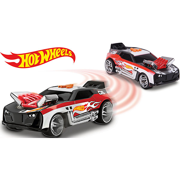 Машинка на батарейках, красная, 17 см, Hot Wheels