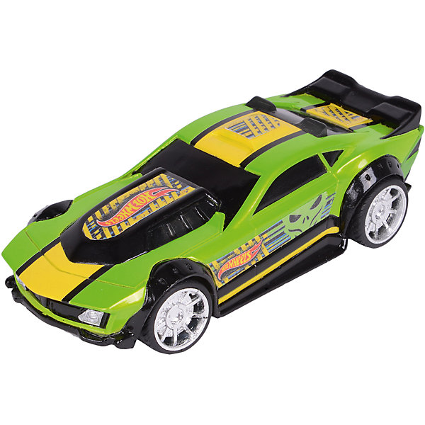 Машинка Freeway Flyer - Drift Rod (свет, звук), зеленая, 14 см, Hot Wheels Машинка Freeway Flyer - Drift Rod (свет, звук), зеленая, 14 см, Hot WheelsПопулярные игрушки<br>Характеристики товара:<br><br>- цвет: зеленый;<br>- материал: пластик, металл;<br>- особенности: инерционная, со световыми эффектами;<br>- вес: 200 г;<br>- размер упаковки: 9х13х18;<br>- размер машинки: 14 см.<br><br>Какой мальчишка откажется поиграть с коллекционной машинкой Hot Wheels, которая выглядит как настоящая?! Машинка очень эффектно смотрится, она дополнена световыми эффектами и инерционным механизмом. Игрушка отлично детализирована, очень качественно выполнена, поэтому она станет отличным подарком ребенку. Продается в красивой упаковке.<br>Изделия произведены из высококачественного материала, безопасного для детей.<br><br>Механическую машинку Hot Wheels можно купить в нашем интернет-магазине.<br><br>Ширина мм: 89<br>Глубина мм: 127<br>Высота мм: 178<br>Вес г: 184<br>Возраст от месяцев: 36<br>Возраст до месяцев: 2147483647<br>Пол: Мужской<br>Возраст: Детский<br>SKU: 5066713