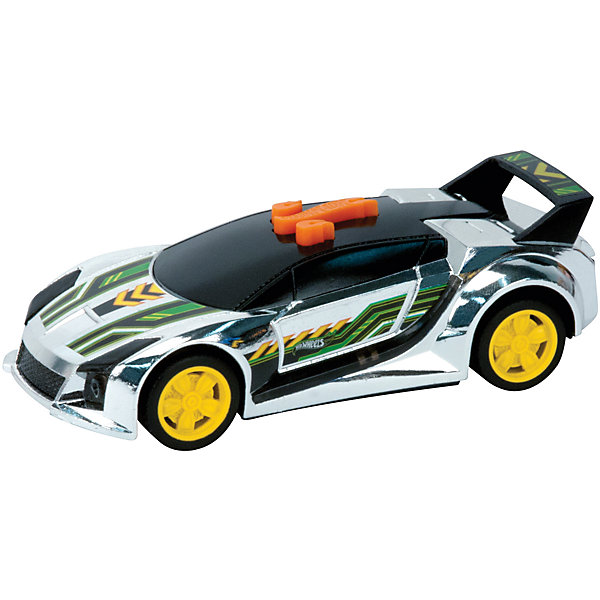 Машинка - Quick ‘N Sik (свет, звук), 13,5 см, Hot Wheels Машинка - Quick ‘N Sik (свет, звук), 13,5 см, Hot WheelsМашинки<br>Характеристики товара:<br><br>- цвет: разноцветный;<br>- материал: пластик, металл;<br>- особенности: на батарейках, со звуковыми и световыми эффектами;<br>- вес: 160 г;<br>- размер упаковки: 9х13х18;<br>- батарейки: демонстрационные в комплекте;<br>- размер машинки: 13,5 см.<br><br>Какой мальчишка откажется поиграть с коллекционной машинкой Hot Wheels, которая выглядит как настоящая?! Машинка очень эффектно смотрится, она запускается нажатием кнопки. Игрушка отлично детализирована, очень качественно выполнена, поэтому она станет отличным подарком ребенку. Продается в красивой упаковке.<br>Изделия произведены из высококачественного материала, безопасного для детей.<br><br>Машинку Черный спойлер Hot Wheels можно купить в нашем интернет-магазине.<br><br>Ширина мм: 89<br>Глубина мм: 127<br>Высота мм: 158<br>Вес г: 166<br>Возраст от месяцев: 36<br>Возраст до месяцев: 2147483647<br>Пол: Мужской<br>Возраст: Детский<br>SKU: 5066723