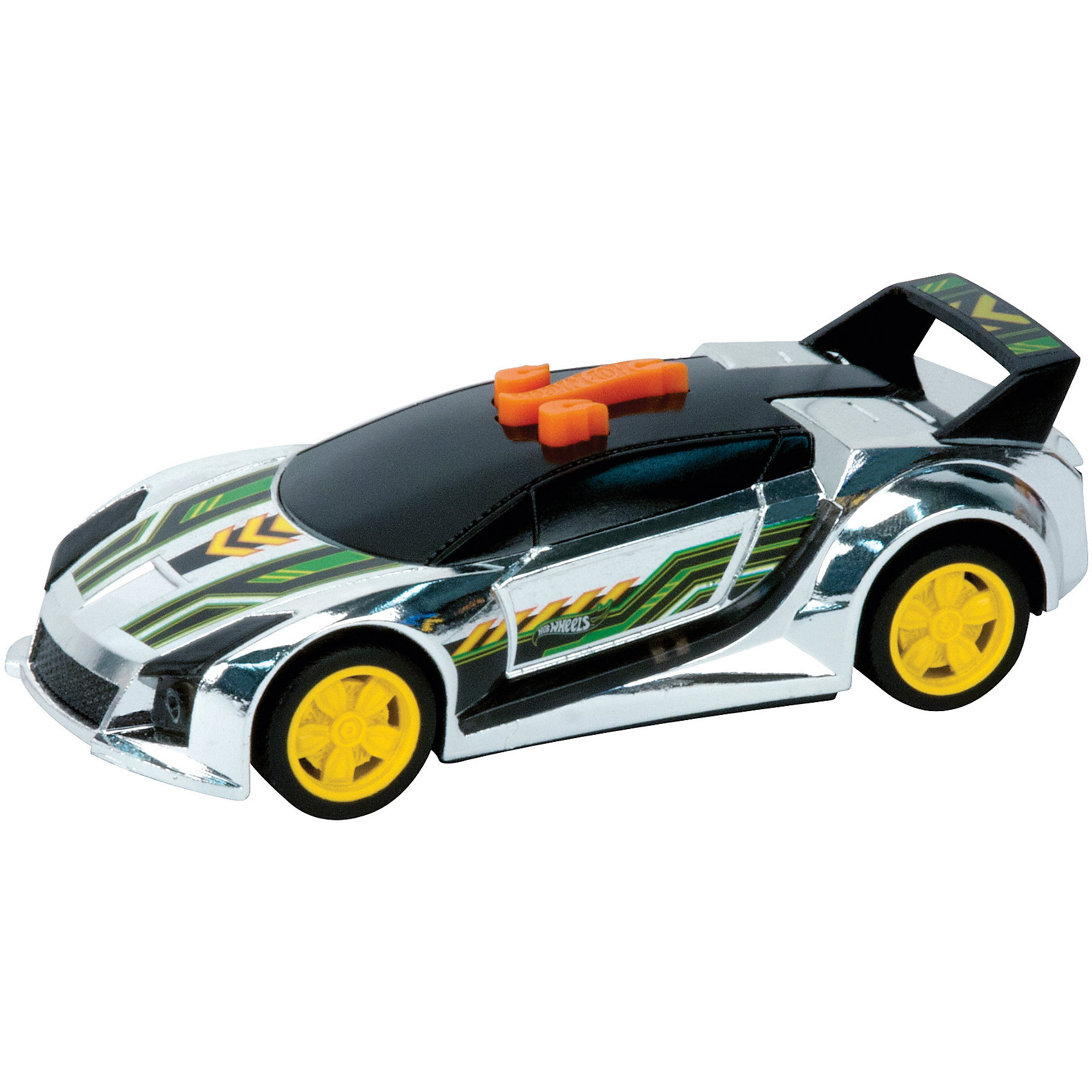 Машинка Черный спойлер, 13,5 см, Hot Wheels Машинка Черный спойлер, 13,5 см, Hot WheelsХарактеристики товара:<br><br>- цвет: разноцветный;<br>- материал: пластик, металл;<br>- особенности: на батарейках, со звуковыми и световыми эффектами;<br>- вес: 160 г;<br>- размер упаковки: 9х13х18;<br>- батарейки: демонстрационные в комплекте;<br>- размер машинки: 13,5 см.<br><br>Какой мальчишка откажется поиграть с коллекционной машинкой Hot Wheels, которая выглядит как настоящая?! Машинка очень эффектно смотрится, она запускается нажатием кнопки. Игрушка отлично детализирована, очень качественно выполнена, поэтому она станет отличным подарком ребенку. Продается в красивой упаковке.<br>Изделия произведены из высококачественного материала, безопасного для детей.<br><br>Машинку Черный спойлер Hot Wheels можно купить в нашем интернет-магазине.<br><br>Ширина мм: 89<br>Глубина мм: 127<br>Высота мм: 158<br>Вес г: 166<br>Возраст от месяцев: 36<br>Возраст до месяцев: 2147483647<br>Пол: Мужской<br>Возраст: Детский<br>SKU: 5066723