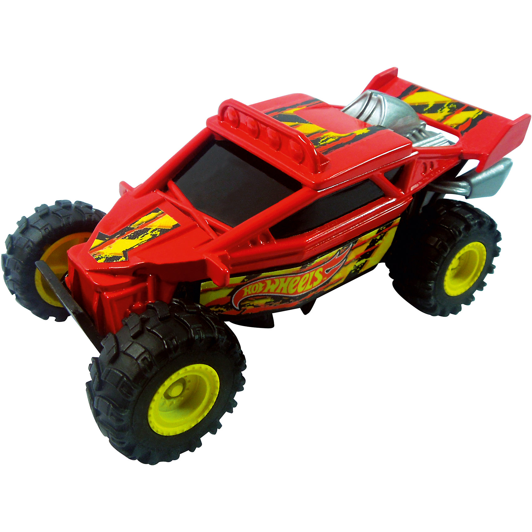 Машинка, красная, 13 см, Hot Wheels Машинка, красная, 13 см, Hot WheelsМашинки<br>Характеристики товара:<br><br>- цвет: красный;<br>- материал: пластик;<br>- особенности: во время движения машинка подпрыгивает и переворачивается;<br>- вес: 190 г;<br>- размер упаковки: 9х13х16;<br>- не на батарейках;<br>- размер машинки: 13 см.<br><br>Какой мальчишка откажется поиграть с коллекционной машинкой Hot Wheels, которая выглядит как настоящая?! Машинка очень эффектно смотрится, она подпрыгивает и переворачивается благодаря встроенной пружине. Игрушка отлично детализирована, очень качественно выполнена, поэтому она станет отличным подарком ребенку. Продается в красивой упаковке.<br>Изделия произведены из высококачественного материала, безопасного для детей.<br><br>Машинку Hot Wheels можно купить в нашем интернет-магазине.<br><br>Ширина мм: 90<br>Глубина мм: 130<br>Высота мм: 160<br>Вес г: 188<br>Возраст от месяцев: 36<br>Возраст до месяцев: 2147483647<br>Пол: Мужской<br>Возраст: Детский<br>SKU: 5066734