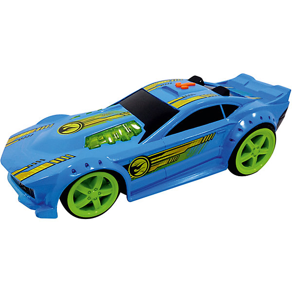 Машинка Mega Muscle - Drift Rod (свет, звук), синяя, 32,5 см, Hot Wheels Машинка Mega Muscle - Drift Rod (свет, звук), синяя, 32,5 см, Hot WheelsПопулярные игрушки<br>Характеристики товара:<br><br>- цвет: синий;<br>- материал: пластик, металл;<br>- особенности: со световыми и звуковыми эффектами;<br>- вес: 890 г;<br>- на батарейках;<br>- размер упаковки: 18х17х38;<br>- размер машинки: 32,5 см.<br><br>Какой мальчишка откажется поиграть с коллекционной машинкой Hot Wheels, которая выглядит как настоящая?! Машинка очень эффектно смотрится, она дополнена световыми и звуковыми эффектами, работает на батарейках. Игрушка отлично детализирована, очень качественно выполнена, поэтому она станет отличным подарком ребенку. Продается в красивой упаковке.<br>Изделия произведены из высококачественного материала, безопасного для детей.<br><br>Машинку на батарейках Hot Wheels можно купить в нашем интернет-магазине.<br><br>Ширина мм: 380<br>Глубина мм: 170<br>Высота мм: 180<br>Вес г: 880<br>Возраст от месяцев: 36<br>Возраст до месяцев: 2147483647<br>Пол: Мужской<br>Возраст: Детский<br>SKU: 5066742