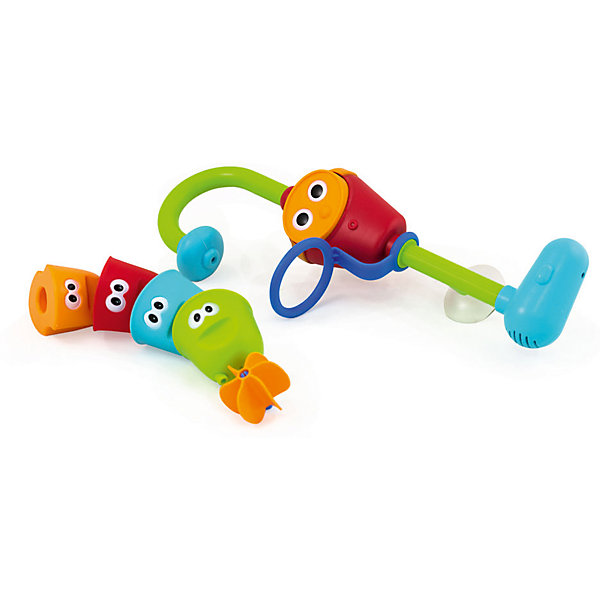 Игрушка для ванны Волшебный кран, PicnMix Игрушка для ванны Волшебный кран, PicnMixИгрушки для ванной<br>Игрушка для ванны Волшебный кран, PicnMix<br><br>Характеристики:<br><br>- в набор входит: насос, 4 формочки<br>- элементы питания: батарейки АА, 3 шт. (в комплекте отсутствуют)<br>- состав: пластик<br><br>Эта увлекательная игрушка от известного бренда детских игрушек PicnMix (ПикнМикс) приведет ребенка в восторг и он захочет купаться с ней снова и снова. Не сложная, но захватывающая, она привлечет внимание своей интересной структурой и дизайном. Насос помещается в ванную, надежно прикрепляясь к стенке с помощью присоски, а из лейки начитает литься вода. Разноцветные формочки с симпатичными глазками имеют отверстия на донышках, из которых водичка выливается по-разному. Последняя формочка имеет донышко в виде водяной мельницы и когда в нее попадает вода, то колесо начинает двигаться. Игрушка изготовлена из высококачественного пластика и безопасна для детей. Игрушка поможет развить внимательность, логическое мышление, моторику, выучить цвета и прекрасно провести время во время купания.<br><br>Игрушку для ванны Волшебный кран, PicnMix (ПикнМикс) можно купить в нашем интернет-магазине.<br><br>Ширина мм: 190<br>Глубина мм: 90<br>Высота мм: 390<br>Вес г: 550<br>Возраст от месяцев: 9<br>Возраст до месяцев: 60<br>Пол: Унисекс<br>Возраст: Детский<br>SKU: 5078478