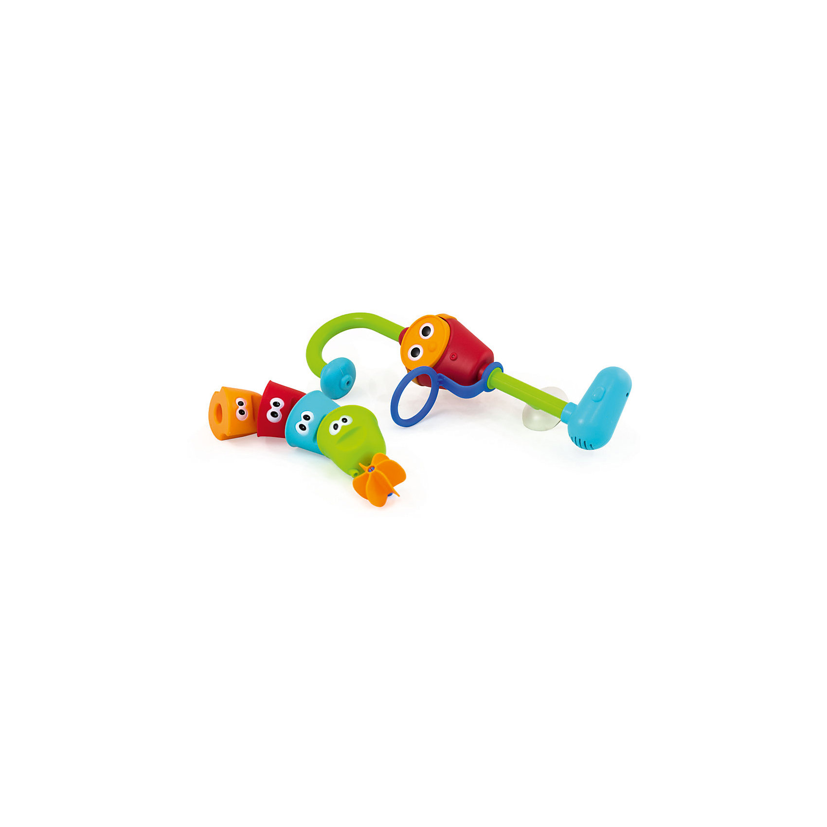 Игрушка для ванны Волшебный кран, PicnMix Игрушка для ванны Волшебный кран, PicnMixИгровые наборы<br>Игрушка для ванны Волшебный кран, PicnMix<br><br>Характеристики:<br><br>- в набор входит: насос, 4 формочки<br>- элементы питания: батарейки АА, 3 шт. (в комплекте отсутствуют)<br>- состав: пластик<br><br>Эта увлекательная игрушка от известного бренда детских игрушек PicnMix (ПикнМикс) приведет ребенка в восторг и он захочет купаться с ней снова и снова. Не сложная, но захватывающая, она привлечет внимание своей интересной структурой и дизайном. Насос помещается в ванную, надежно прикрепляясь к стенке с помощью присоски, а из лейки начитает литься вода. Разноцветные формочки с симпатичными глазками имеют отверстия на донышках, из которых водичка выливается по-разному. Последняя формочка имеет донышко в виде водяной мельницы и когда в нее попадает вода, то колесо начинает двигаться. Игрушка изготовлена из высококачественного пластика и безопасна для детей. Игрушка поможет развить внимательность, логическое мышление, моторику, выучить цвета и прекрасно провести время во время купания.<br><br>Игрушку для ванны Волшебный кран, PicnMix (ПикнМикс) можно купить в нашем интернет-магазине.<br><br>Ширина мм: 190<br>Глубина мм: 90<br>Высота мм: 390<br>Вес г: 550<br>Возраст от месяцев: 9<br>Возраст до месяцев: 60<br>Пол: Унисекс<br>Возраст: Детский<br>SKU: 5078478