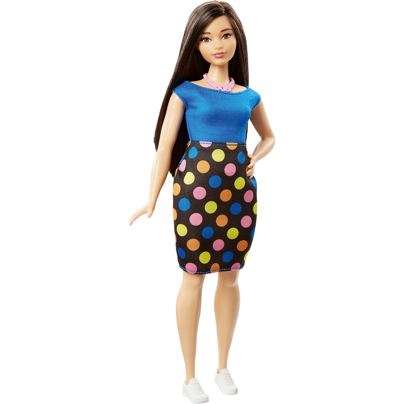 Кукла из серии Игра с модой Polka Dot Fun, Barbie Кукла из серии Игра с модой Polka Dot Fun, BarbieПопулярные игрушки<br>Характеристики товара:<br><br>• комплектация: кукла, одежда<br>• материал: пластик, текстиль<br>• серия: Barbie игра с модой<br>• руки, ноги гнутся<br>• высота куклы: 28 см<br>• возраст: от трех лет<br>• размер упаковки: 33х12х5 см<br>• вес: 0,3 кг<br>• страна бренда: США<br><br>Невероятно модный образ изящной куклы порадует маленьких любительниц стильных и необычных нарядов. Стильную одежду дополняет обувь и аксессуары. Длинные волосы позволяют делать разнообразные прически! Барби из серии Игра с модой станет великолепным подарком для девочек, которые следят за модными тенденциями.<br><br>Таки куклы помогают развить у девочек вкус и чувство стиля, отработать сценарии поведения в обществе, развить воображение и мелкую моторику. Барби от бренда Mattel не перестает быть популярной! <br><br>Куклу Барби Polka Dot Fun из серии «Barbie и Игра с Модой» от компании Mattel можно купить в нашем интернет-магазине.<br><br>Ширина мм: 328<br>Глубина мм: 116<br>Высота мм: 43<br>Вес г: 213<br>Возраст от месяцев: 36<br>Возраст до месяцев: 72<br>Пол: Женский<br>Возраст: Детский<br>SKU: 5089082