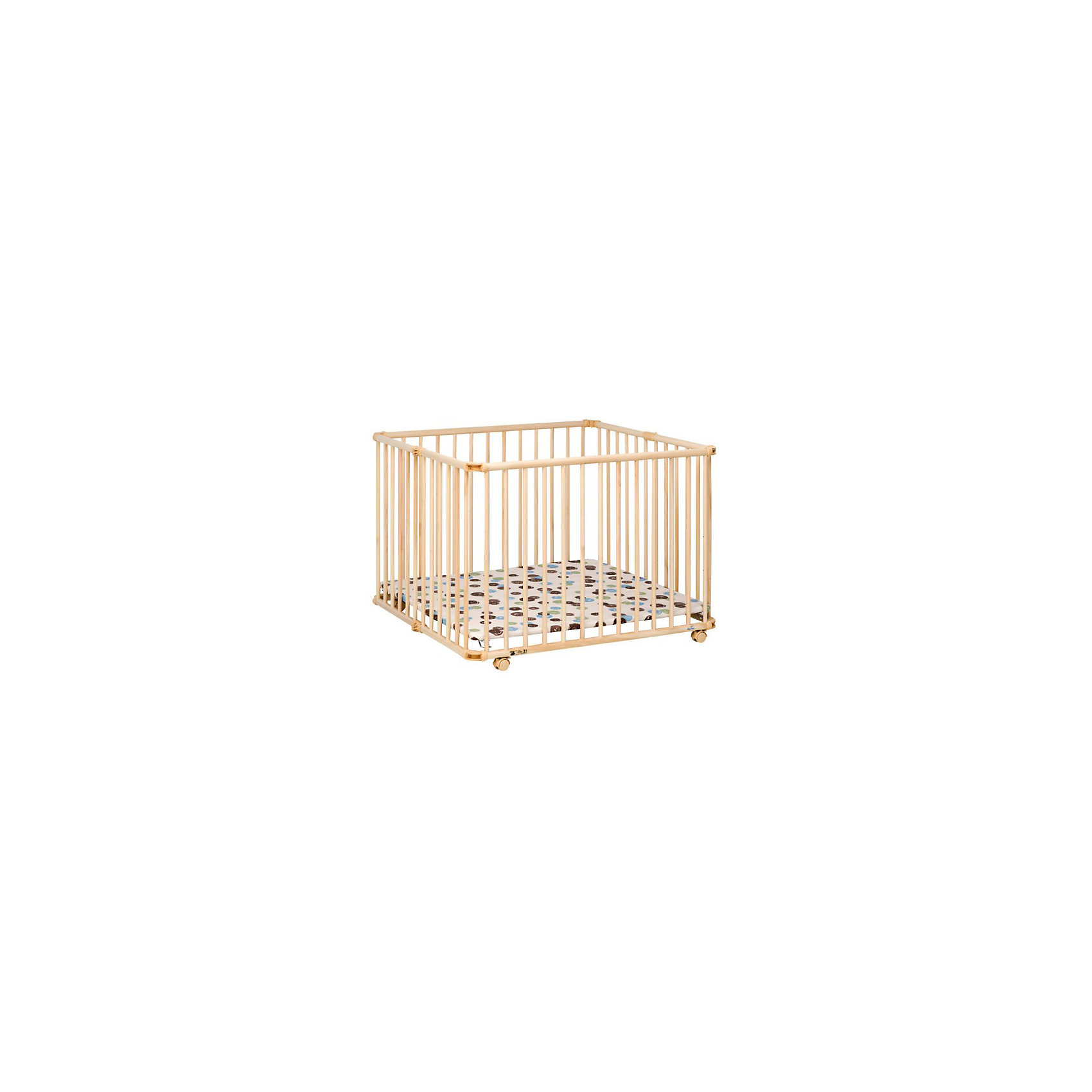 Geuther Кроватка-манеж 94.5*102см Lucilee, Geuther, натуральный geuther детская кроватка geuther aladin