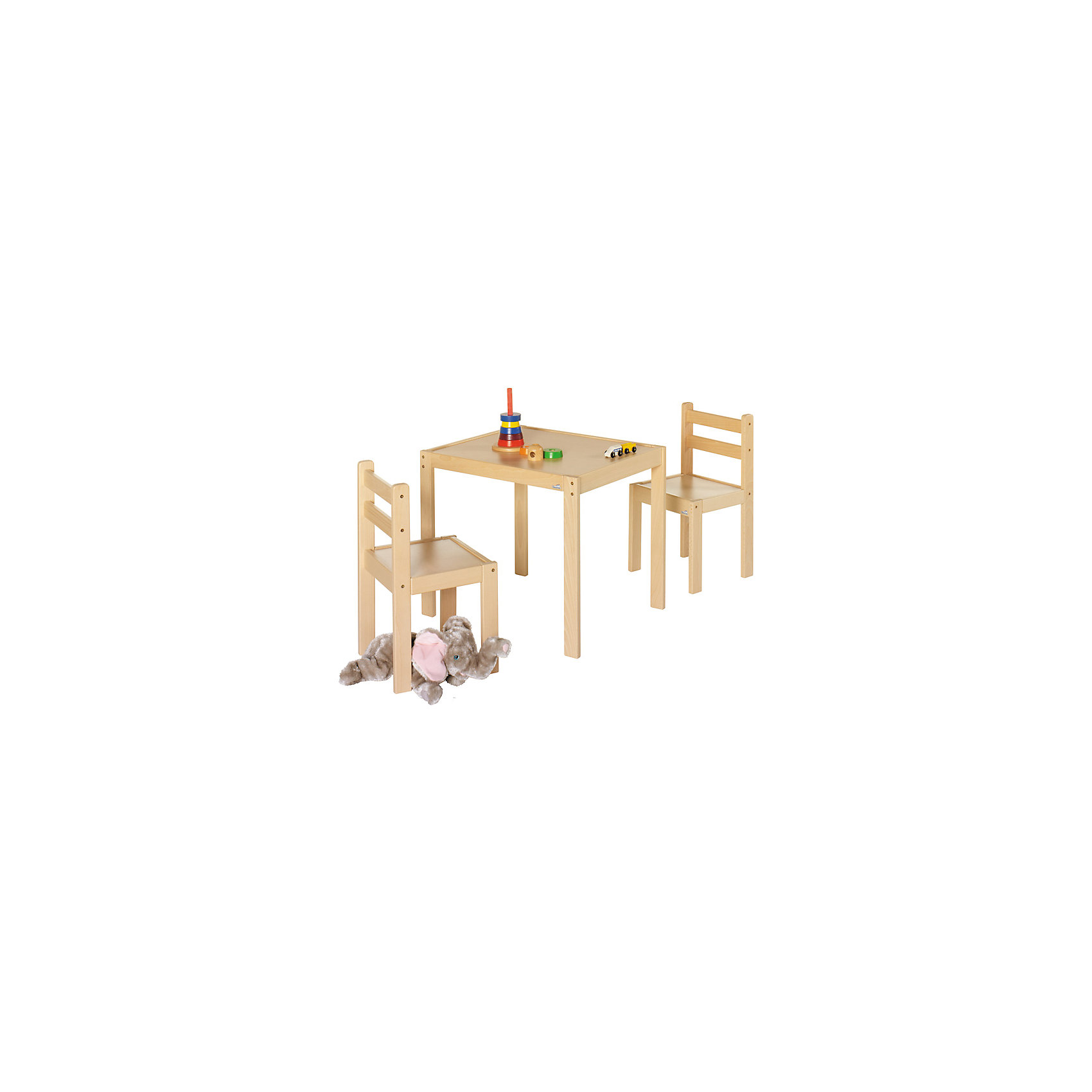 Geuther Комплект игровой мебели Kalle&Co (стол и 2 стула), Geuther geuther стол geuther bambino