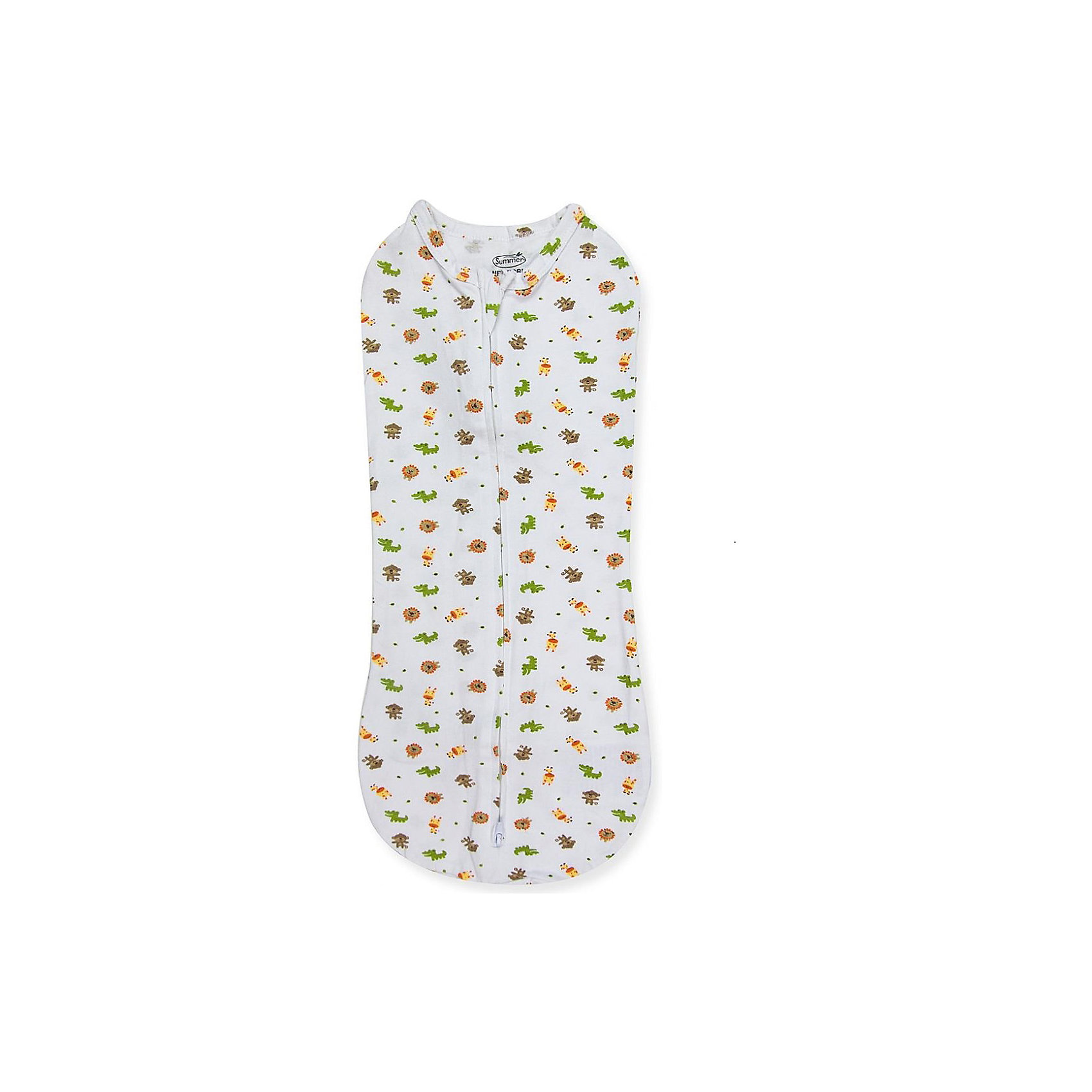 Конверт для пеленания на молнии SwaddleMe , размер S, Summer Infant, джунгли Конверт для пеленания на молнии SwaddleMe , размер S, Summer Infant, джунглиПеленание<br>Конверт для пеленания на молнии SwaddleMe 2шт., размер S, Summer Infant (Саммер Инфант), джунгли.<br><br>Характеристики:<br><br>• мягкая ткань с эластичными волокнами<br>• безопасная молния<br>• можно сменить подгузник, не беспокоя малыша<br>• материал: хлопок, эластан<br>• расцветка: джунгли<br>• размер: S<br>• для детей с рождения до 2,5 месяцев<br>• длина конверта: 50 см<br>• подходит для недоношенных детей<br><br>Конверт для пеленания на молнии SwaddleMe, Summer Infant станет незаменимым помощником заботливых родителей. Конверт изготовлен из мягкого эластичного хлопка, приятного телу. Конструкция молнии защитит подбородок крохи. Вы сможете сменить подгузник, не беспокоя ребенка во сне. Конверт предотвратит пробуждение малыша при вздрагиваниях во сне.<br><br>Конверт для пеленания на молнии SwaddleMe 2шт., размер S, Summer Infant (Саммер Инфант), джунгли можно купить в нашем интернет-магазине.<br><br>Ширина мм: 15<br>Глубина мм: 200<br>Высота мм: 250<br>Вес г: 200<br>Возраст от месяцев: 0<br>Возраст до месяцев: 3<br>Пол: Унисекс<br>Возраст: Детский<br>SKU: 5089943