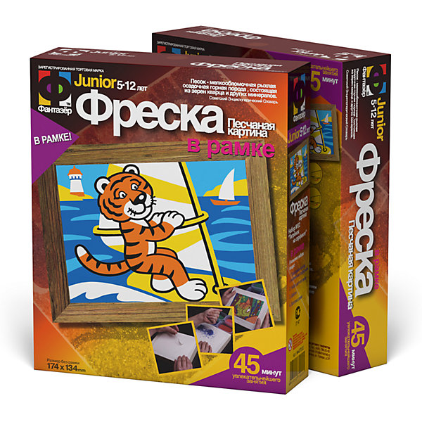 Фреска Тигренок на серфинге Фреска Тигренок на серфингеКартины из песка<br>Вы держите в руках уникальную игрушку - набор для создания песчаной картины. При помощи оригинальной трёхслойной основы и специального цветного песка Вы сможете без труда создатьнеобычную песчаную картину, которая станет отличным украшением комнаты или кабинета и объектом гордости Вашего ребенка. Процесс создания прост и увлекателен, он расскажет Вашему ребенку многое о свойствах различных материалов и доставит огромное удовольствие. Вас ждет интересное занятие и великолепный результат.Желаем творческих успехов!<br><br>Ширина мм: 185<br>Глубина мм: 50<br>Высота мм: 220<br>Вес г: 380<br>Возраст от месяцев: 60<br>Возраст до месяцев: 120<br>Пол: Унисекс<br>Возраст: Детский<br>SKU: 5092658