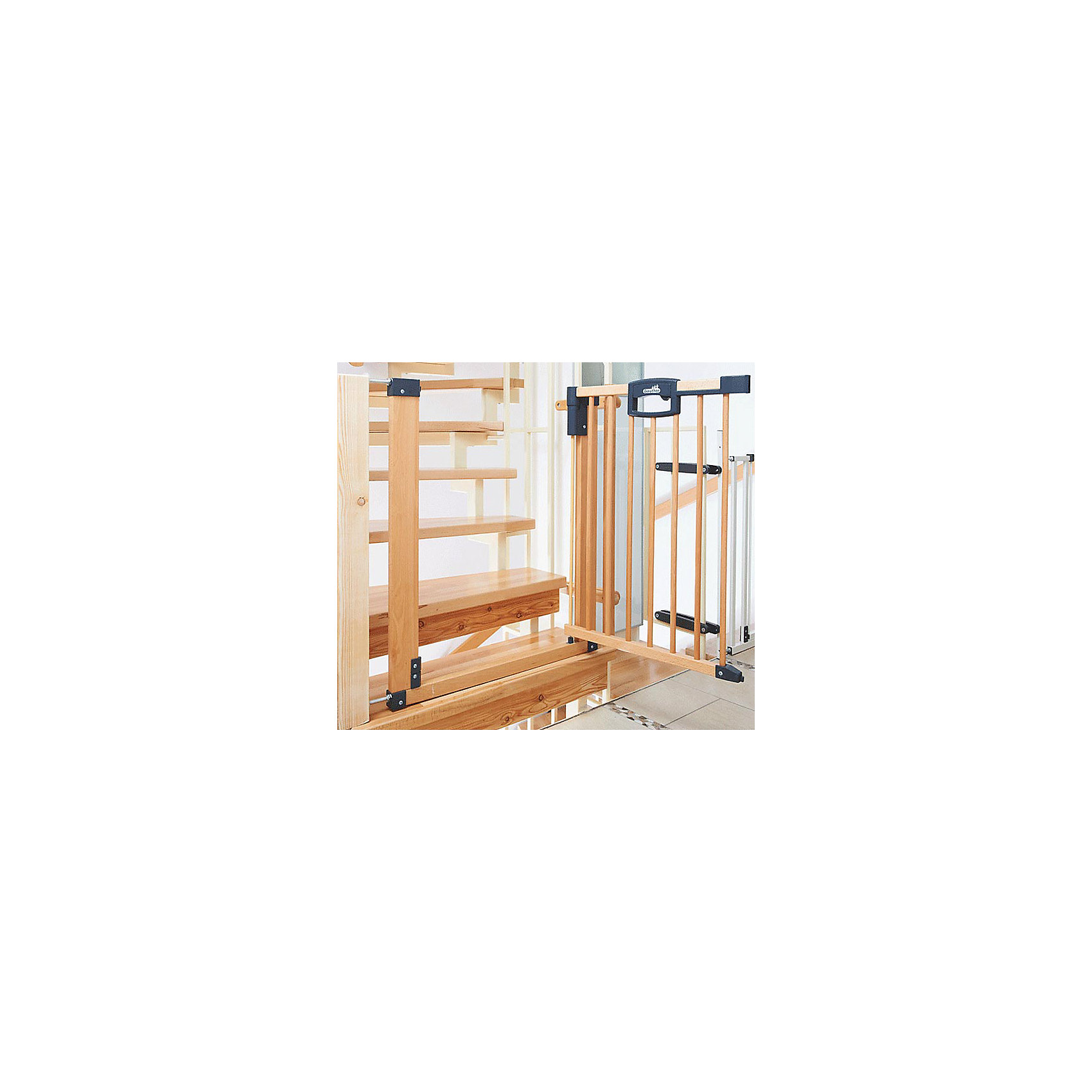 Geuther Барьеры-ворота Easy Lock Natural 80,5*88,5*82,5см, Geuther geuther детская кроватка geuther aladin