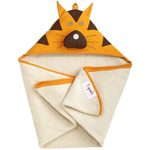 Полотенце с капюшоном Тигр (Orange Tiger), 3 Sprouts Полотенце с капюшоном Тигр (Orange Tiger), 3 SproutsПляжные полотенца<br>Милое полотенце для маленькой крохи. Махровое изнутри, а внешний слой изготовлен из 100% хлопка. <br><br>Дополнительная информация:<br><br>- Размер полотенца: 76х76 см.<br>- Материал: 100% хлопок снаружи, махровая ткань изнутри.<br>- Уход: деликатная стирка в холодной воде.<br><br>Купить полотенце с капюшоном Тигр (Orange Tiger), можно в нашем магазине.<br><br>Ширина мм: 260<br>Глубина мм: 20<br>Высота мм: 330<br>Вес г: 402<br>Возраст от месяцев: 0<br>Возраст до месяцев: 18<br>Пол: Унисекс<br>Возраст: Детский<br>SKU: 5098202