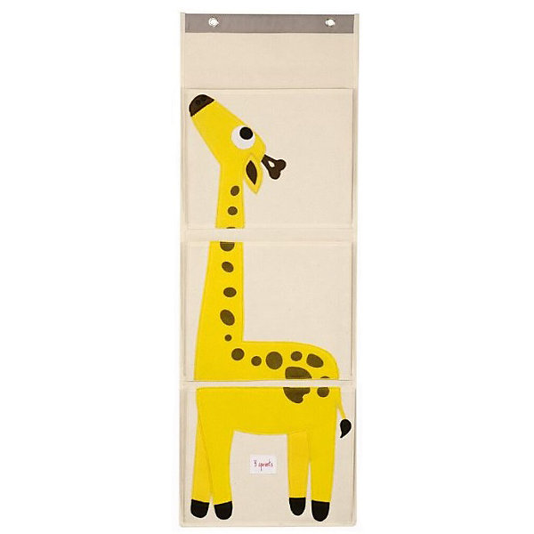 Органайзер на стену Жираф (Yellow Giraffe), 3 Sprouts Органайзер на стену Жираф (Yellow Giraffe), 3 SproutsЯщики для игрушек<br>Три ярких больших кармана, которые легко вешаются на стену, прекрасно подойдут для хранения подгузников, бесценных произведений искусства Вашего ребёнка и мелких игрушек.<br><br>Дополнительная информация:<br><br>- Размер органайзера: 35.5x100 см.<br>- Размер карманов: 35.5x29 см.<br>- Материал: <br>100% брезентовый хлопок.<br>100% полиэстеровый фетр.<br>100% полиэтилен.<br><br>Купить органайзер на стену Жираф (Yellow Giraffe), можно в нашем магазине.<br><br>Ширина мм: 370<br>Глубина мм: 20<br>Высота мм: 310<br>Вес г: 430<br>Возраст от месяцев: 6<br>Возраст до месяцев: 84<br>Пол: Унисекс<br>Возраст: Детский<br>SKU: 5098217