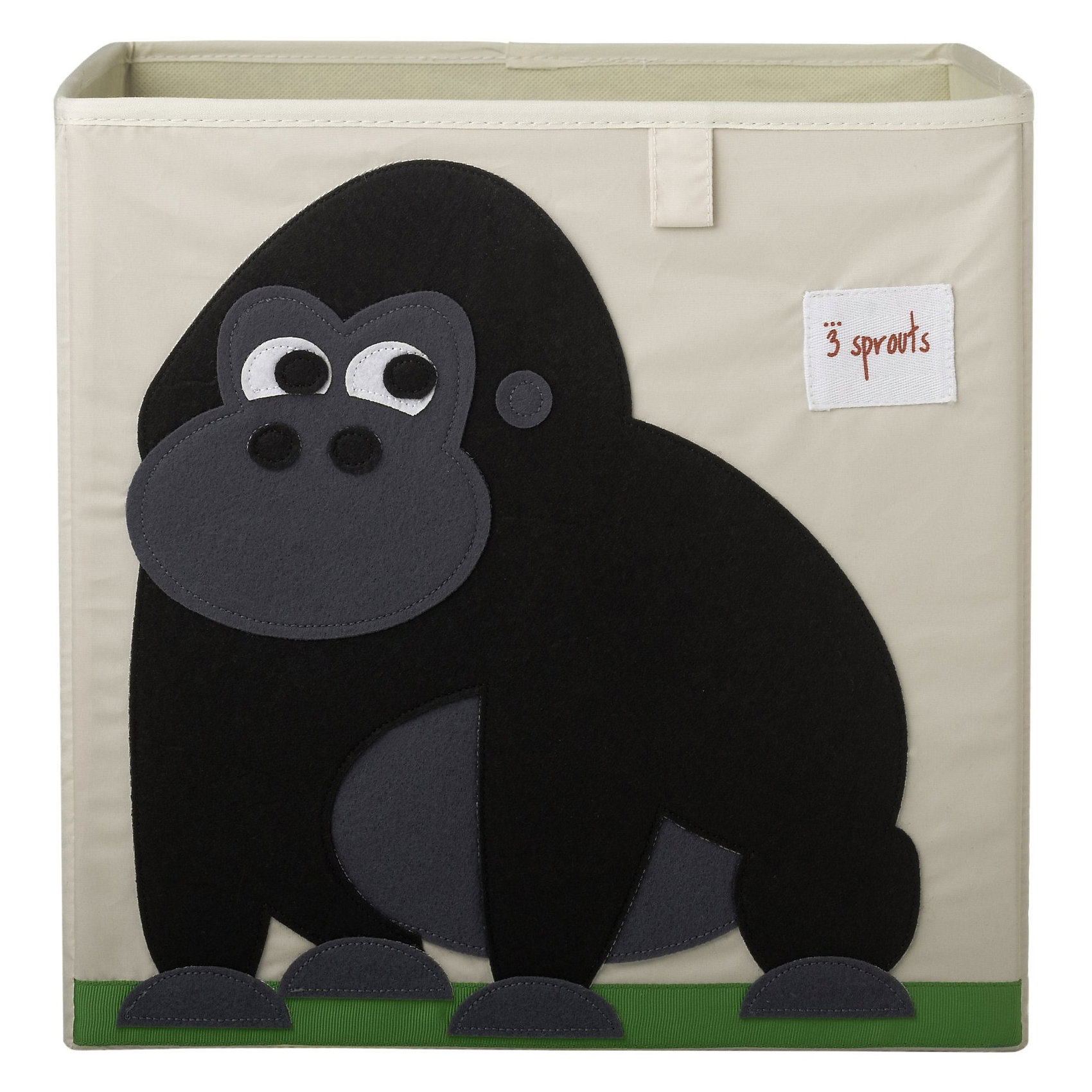 Коробка для хранения Горилла (Black Gorilla), 3 Sprouts Коробка для хранения Горилла (Black Gorilla), 3 SproutsПорядок в детской<br>Красивая коробка - это не только место для хранения вещей, но и прекрасный декор любой комнаты.<br><br>Дополнительная информация:<br><br>- Размер: 33x33x33 см.<br>- Материал: полиэстер.<br>- Орнамент: Горилла.<br><br>Купить коробку для хранения Горилла (Black Gorilla), можно в нашем магазине.<br><br>Ширина мм: 330<br>Глубина мм: 20<br>Высота мм: 330<br>Вес г: 830<br>Возраст от месяцев: 6<br>Возраст до месяцев: 84<br>Пол: Унисекс<br>Возраст: Детский<br>SKU: 5098224