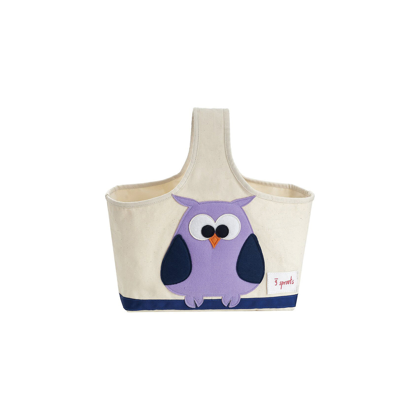 Сумочка для хранения детских принадлежностей Сова (Purple Owl), 3 Sprouts Сумочка для хранения детских принадлежностей Сова (Purple Owl), 3 SproutsПорядок в детской<br>Яркая сумочка - это идеальное решение для хранения детских принадлежностей. Изготовленная из хлопкового брезента и фетра, она является прекрасным контейнером для хранения и переноски любых детских принадлежностей.<br><br>Дополнительная информация:<br><br>- Размер: 38x30x14 см.<br>- Материал: хлопок, фетр, полиэстер.<br>- Орнамент: Сова.<br><br>Купить сумочку для хранения детских принадлежностей Сова (Purple Owl), можно в нашем магазине.<br><br>Ширина мм: 320<br>Глубина мм: 240<br>Высота мм: 20<br>Вес г: 234<br>Возраст от месяцев: 6<br>Возраст до месяцев: 84<br>Пол: Унисекс<br>Возраст: Детский<br>SKU: 5098232