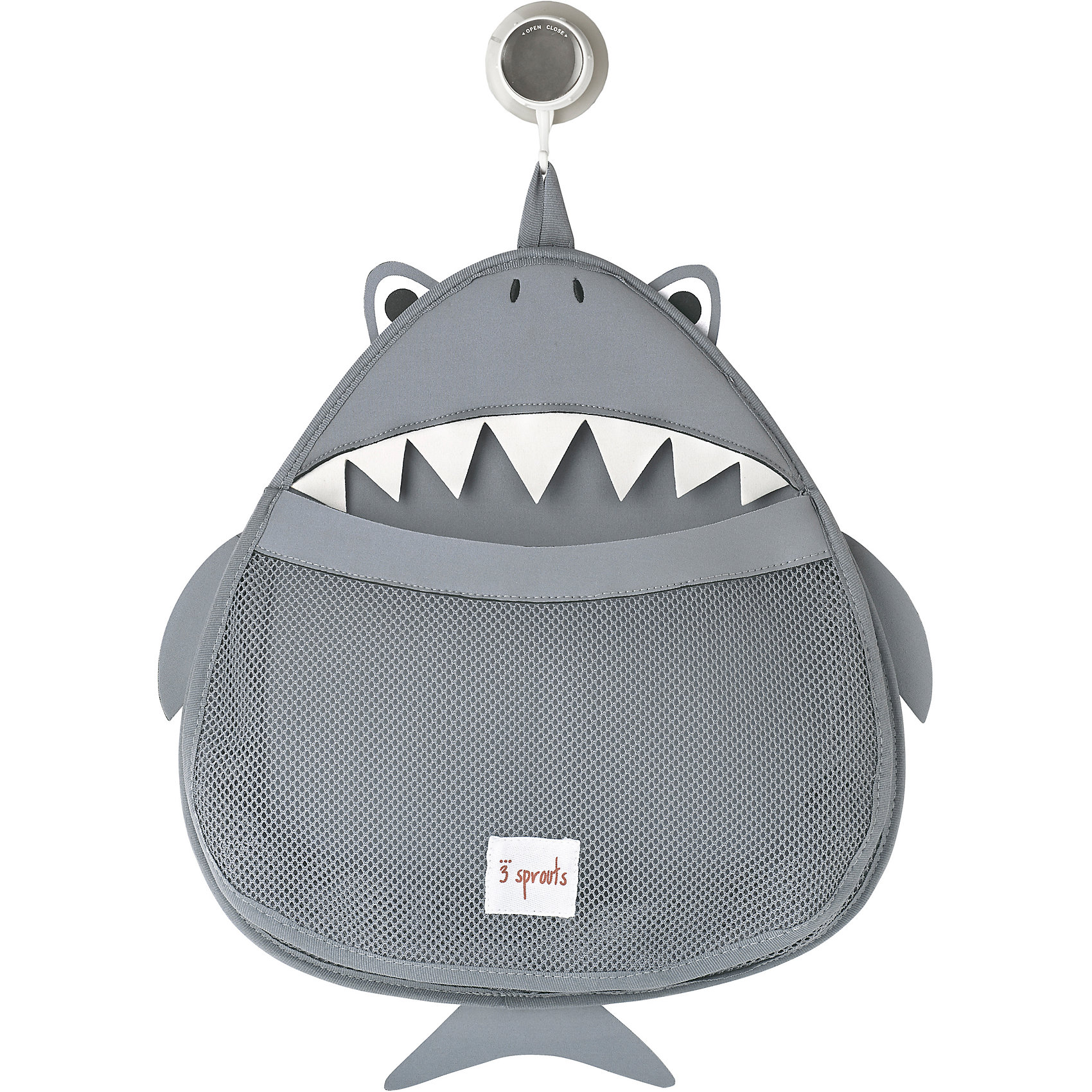 Органайзер для ванной Акула (Grey Shark), 3 Sprouts Органайзер для ванной Акула (Grey Shark), 3 SproutsВанная комната<br>Такой яркий органайзер прекрасно подойдёт для хранения банных принадлежностей Вашего малыша! <br><br>Дополнительная информация:<br><br>- Размер: 38х37 см.<br>- Материал: 100% неопрен, 100% полиэстер.<br>- Орнамент: Акула.<br><br>Купить органайзер для ванной Акула (Grey Shark), можно в нашем магазине.<br><br>Ширина мм: 390<br>Глубина мм: 25<br>Высота мм: 370<br>Вес г: 380<br>Возраст от месяцев: 6<br>Возраст до месяцев: 84<br>Пол: Унисекс<br>Возраст: Детский<br>SKU: 5098247