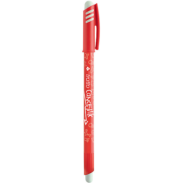 Шариковая ручка "пиши-стирай", цвет красный.