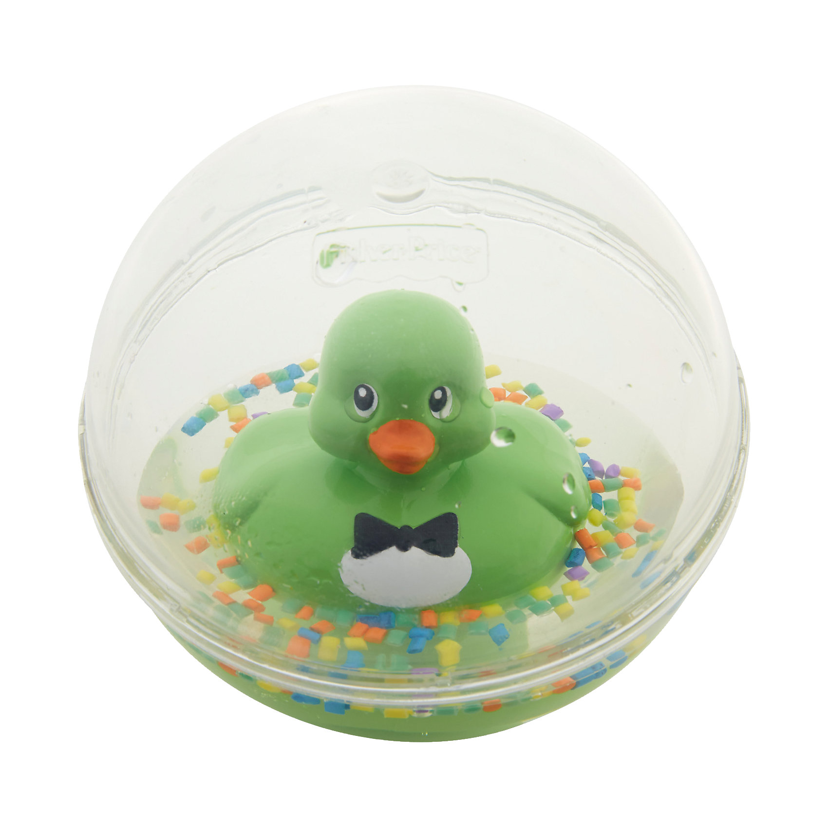 Развивающая игрушка Уточка с плавающими шариками, зеленая, Fisher Price Развивающая игрушка Уточка с плавающими шариками, зеленая, Fisher PriceРазвивающие игрушки<br>Характеристики товара:<br><br>• возраст от 3 месяцев;<br>• материал: пластик;<br>• диаметр 8,5 см;<br>• размер упаковки 16х13,5х10 см;<br>• вес упаковки 300 гр.;<br>• страна производитель: Китай.<br><br>Развивающая игрушка Уточка с плавающими шариками Fisher Price зеленая сделает купание малыша или игру дома забавными и увлекательными. Игрушка выполнена в виде прозрачного шарика с плавающей внутри уточкой, который малыш может толкать, переворачивать, катать. Внутри шарика разноцветные детали, похожие на конфетти. В процессе игры у малыша развиваются мелкая моторика рук, тактильные ощущения, зрительное восприятие.<br><br>Развивающую игрушку Уточка с плавающими шариками Fisher Price зеленую можно приобрести в нашем интернет-магазине.<br><br>Ширина мм: 176<br>Глубина мм: 142<br>Высота мм: 99<br>Вес г: 230<br>Возраст от месяцев: 3<br>Возраст до месяцев: 24<br>Пол: Унисекс<br>Возраст: Детский<br>SKU: 5117319