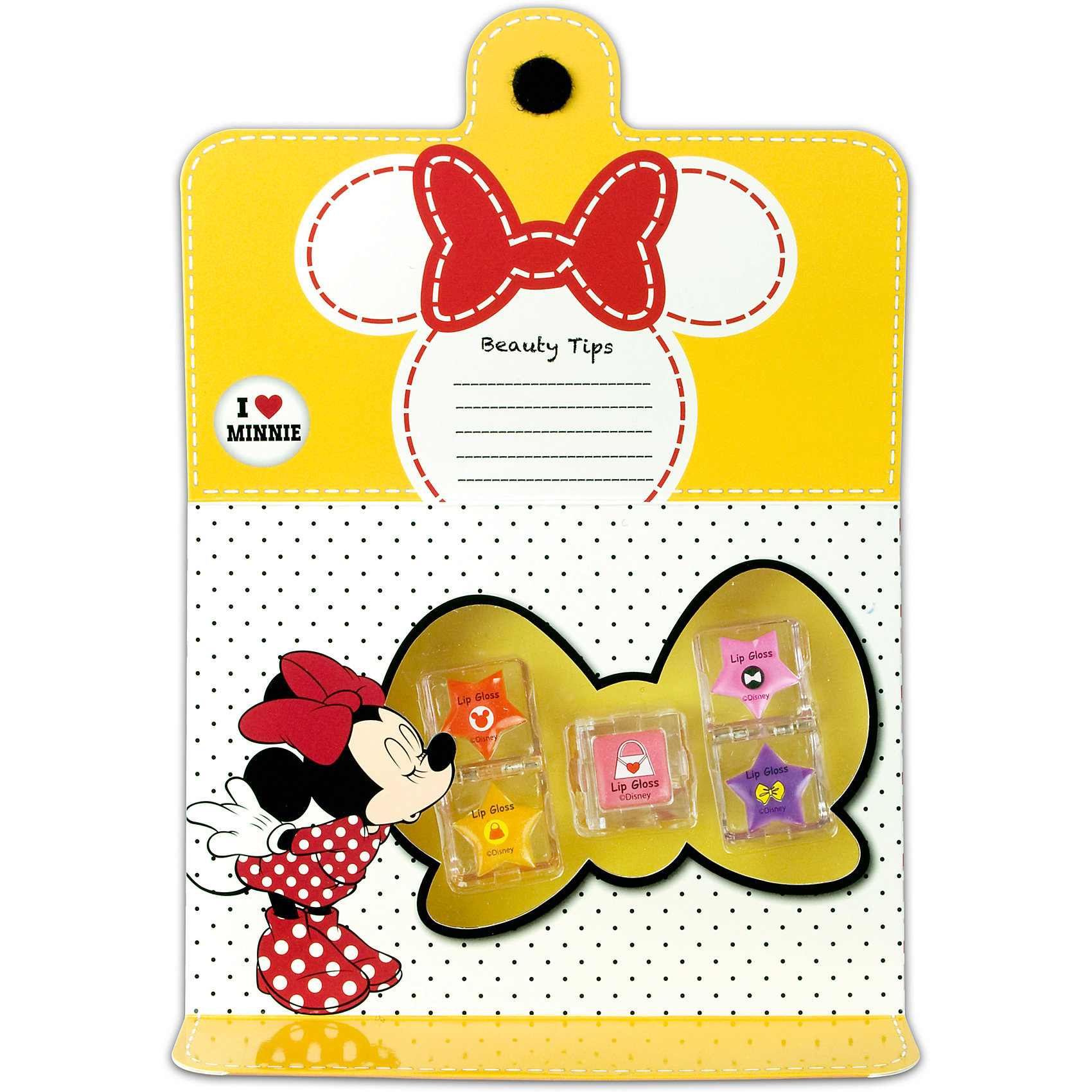 Набор детской косметики Minnie - Блеск для губ Набор детской косметики Minnie - Блеск для губМинни Маус<br>Характеристики:<br><br>• Наименование: детская декоративная косметика<br>• Предназначение: для сюжетно-ролевых игр<br>• Серия: Микки Маус и его друзья<br>• Пол: для девочки<br>• Материал: натуральные косметические компоненты, пластик, картон<br>• Цвет: оттенки розового, красный, сиреневый, желтый<br>• Комплектация: 5 оттенков блеска для губ<br>• Размеры (Д*Ш*В): 12*9*7 см<br>• Вес: 120 г <br>• Упаковка: упаковка в форме книжки<br><br>Игровой набор детской декоративной косметики для губ, Минни Маус – это набор игровой детской косметики от Markwins, которая вот уже несколько десятилетий специализируется на выпуске детской косметики. Рецептура декоративной детской косметики разработана совместно с косметологами и медиками, в основе рецептуры – водная основа, а потому она гипоаллергенны, не вызывает раздражений на детской коже и легко смывается, не оставляя следа. Безопасность продукции подтверждена международными сертификатами качества и безопасности. <br>Игровой набор детской декоративной косметики состоит из 5-ти ярких оттенков блеска для губ в тубах. Косметические средства, входящие в состав набора, имеют длительный срок хранения – 12 месяцев. Набор выполнен в брендовом дизайне популярной серии Микки Маус и его друзья, упаковка в форме книжки с яркими элементами может стать дополнительным аксессуаром к праздничному образу девочки. Игровой набор детской декоративной косметики от Markwins может стать незаменимым праздничным подарком для любой маленькой модницы!<br><br>Игровой набор детской декоративной косметики для губ, Минни Маус можно купить в нашем интернет-магазине.<br><br>Ширина мм: 190<br>Глубина мм: 140<br>Высота мм: 40<br>Вес г: 166<br>Возраст от месяцев: 48<br>Возраст до месяцев: 120<br>Пол: Женский<br>Возраст: Детский<br>SKU: 5124715