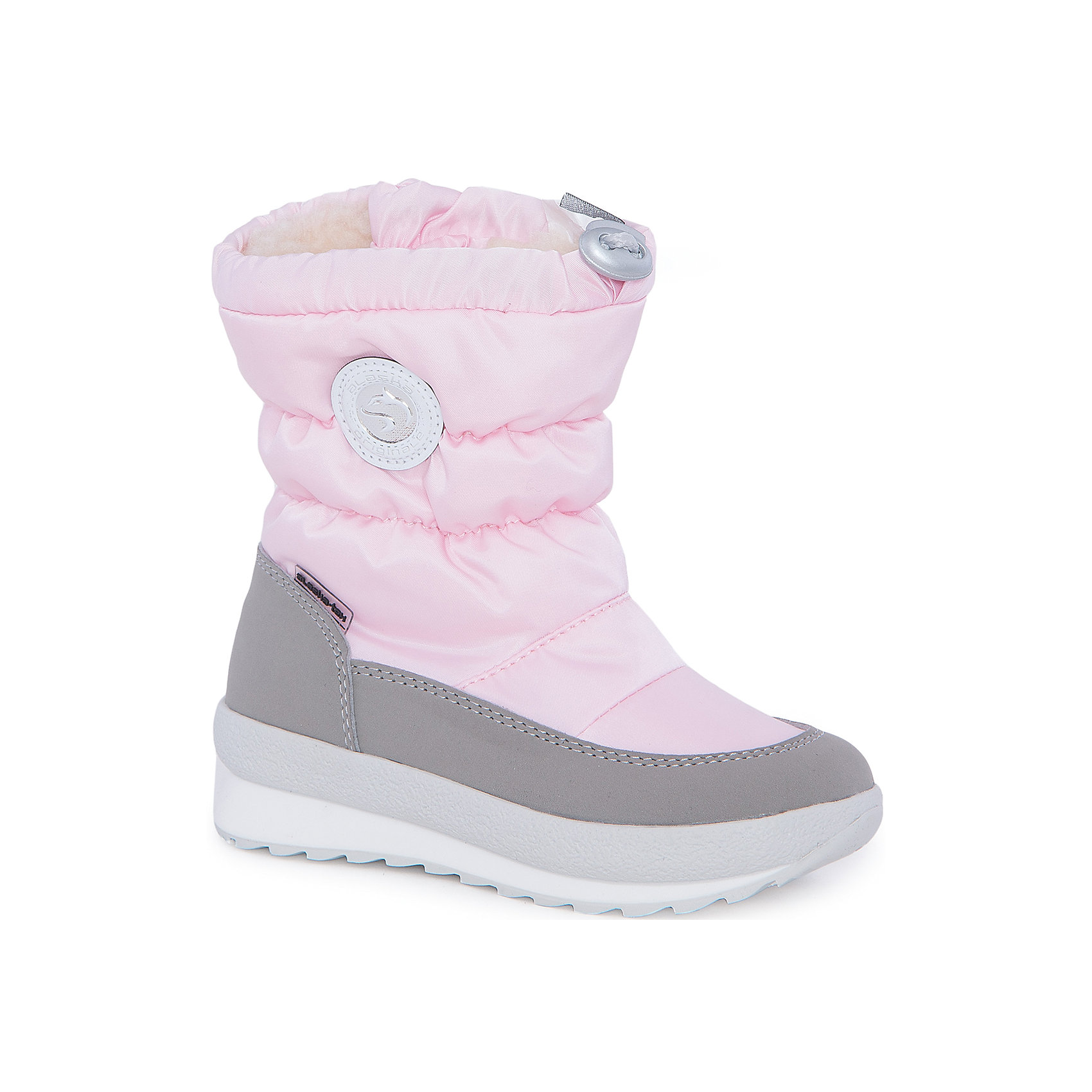 Сапоги Alaska Originale Сапоги Alaska OriginaleДутики<br>Характеристики товара:<br><br>• цвет: розовый<br>• материал верха: 54% ПЭ, 46% ПА<br>• материал подкладки: текстиль <br>• материал подошвы: термопластик<br>• температурный режим: от-25° до 0° С<br>• мембранный слой<br>• рифленая подошва<br>• застежка: молния, утяжка<br>• толстая устойчивая подошва<br>• усиленные пятка и носок<br>• страна бренда: Италия<br>• страна изготовитель: Румыния<br><br>Качественная обувь особенна важна в суровых условиях русской зимы. Чтобы не пропустить главные зимние удовольствия, нужно запастись теплой и удобной обувью! Такие сапожки обеспечат ребенку необходимый для активного отдыха комфорт, а мембранный слой позволит ножкам оставаться сухими: он выводит наружу лишнюю влагу, не пропуская жидкости внутрь. Сапожки легко надеваются и снимаются, отлично сидят на ноге. <br>Обувь от итальянского бренда Alaska Originale - это качественные товары, созданные с применением новейших технологий и с использованием как натуральных, так и высокотехнологичных материалов. Обувь отличается стильным дизайном и продуманной конструкцией. Изделие производится из качественных и проверенных материалов, которые безопасны для детей.<br><br>Сапоги от бренда Alaska Originale можно купить в нашем интернет-магазине.<br><br>Ширина мм: 257<br>Глубина мм: 180<br>Высота мм: 130<br>Вес г: 420<br>Цвет: розовый<br>Возраст от месяцев: 15<br>Возраст до месяцев: 18<br>Пол: Женский<br>Возраст: Детский<br>Размер: 22,27,28,29,30,31,32<br>SKU: 5134414
