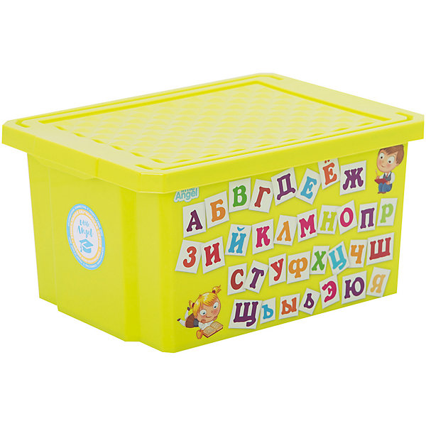 Ящик для хранения игрушек X-BOX Обучайка Азбука 17л, Little Angel, салатовый Ящик для хранения игрушек X-BOX Обучайка Азбука 17л, Little Angel, салатовыйЯщики для игрушек<br>Характеристики ящика для хранения игрушек X-BOX Обучайка Азбука 17л, Little Angel, салатовый:<br><br>- возраст: от 3 лет<br>- пол: для мальчиков и девочек<br>- цвет: салатовый.<br>- материал: полипропилен.<br>- размер упаковки: 79 * 39 * 48.5 см.<br>- размер ящика: 40.5 * 30.5 * 21 см.<br>- вместимость: 17 л.<br>- вес: 0.65 кг.<br>- бренд: Little Angel<br>- страна обладатель бренда: Россия.<br><br>Детский ящик для хранения игрушек X-Box Обучайка Азбука торговой марки Little Angel представляет собой очень легкую и удобную в эксплуатации емкость яркого салатового цвета. На одной стороне ящика есть красочное изображение в виде иллюстрированных карточек с буквами, которые помогут Вашему малышу быстрее запомнить буквы в игровой форме.<br><br>Детский ящик для хранения игрушек X-Box Обучайка Азбука торговой марки Little Angel можно купить в нашем интернет-магазине.<br><br>Ширина мм: 405<br>Глубина мм: 305<br>Высота мм: 210<br>Вес г: 733<br>Возраст от месяцев: 24<br>Возраст до месяцев: 72<br>Пол: Унисекс<br>Возраст: Детский<br>SKU: 5136377