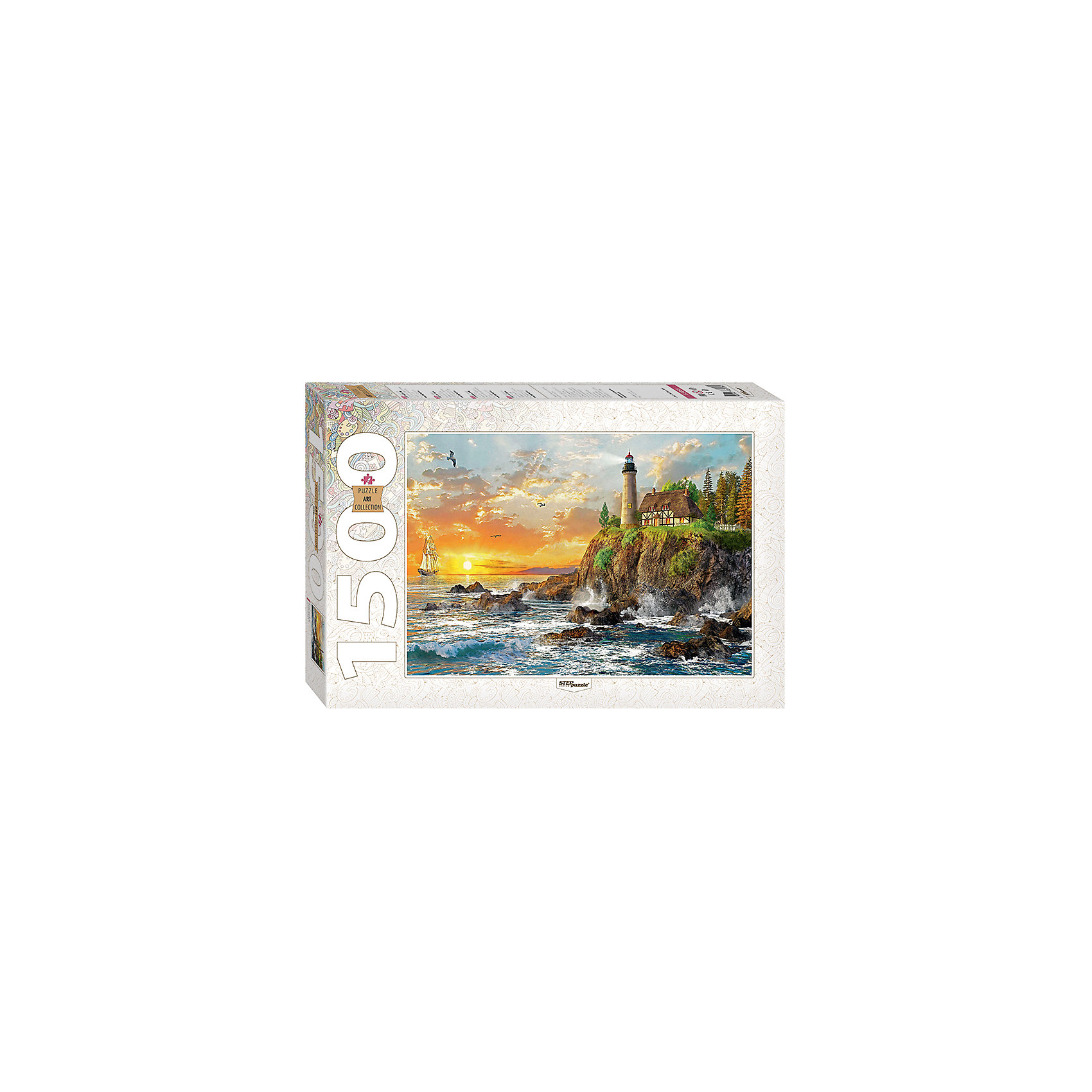 Пазл Скалистый берег, 1500 деталей, Step Puzzle Пазл Скалистый берег, 1500 деталей, Step PuzzleКоличество деталей<br>Характеристики товара:<br><br>- цвет: разноцветный;<br>- материал: картон;<br>- деталей: 1500;<br>- высокая точность подгонки элементов;<br>- отличное качество печати;<br>- упаковка: коробка.<br><br>Собирать пазлы любят и дети, и взрослые! Это занятие может не только позволять весело проводить время, но и помогать всестороннему развитию ребенка. Изделие представляет собой детали, из которых нужно собрать очень красивую картинку. Все детали отлично проработаны, готовое изображение можно даже зафиксировать на бумаге и украсить им интерьер!<br>Собирание пазлов поможет формированию разных навыков, оно помогает развить тактильное восприятие, мелкую моторику, воображение, внимание и логику. Изделие произведено из качественных материалов, безопасных для ребенка. Набор станет отличным подарком детям!<br><br>Пазл Скалистый берег, 1500 деталей, от бренда Step Puzzle можно купить в нашем интернет-магазине.<br><br>Ширина мм: 400<br>Глубина мм: 270<br>Высота мм: 55<br>Вес г: 960<br>Возраст от месяцев: 84<br>Возраст до месяцев: 180<br>Пол: Унисекс<br>Возраст: Детский<br>SKU: 5138181