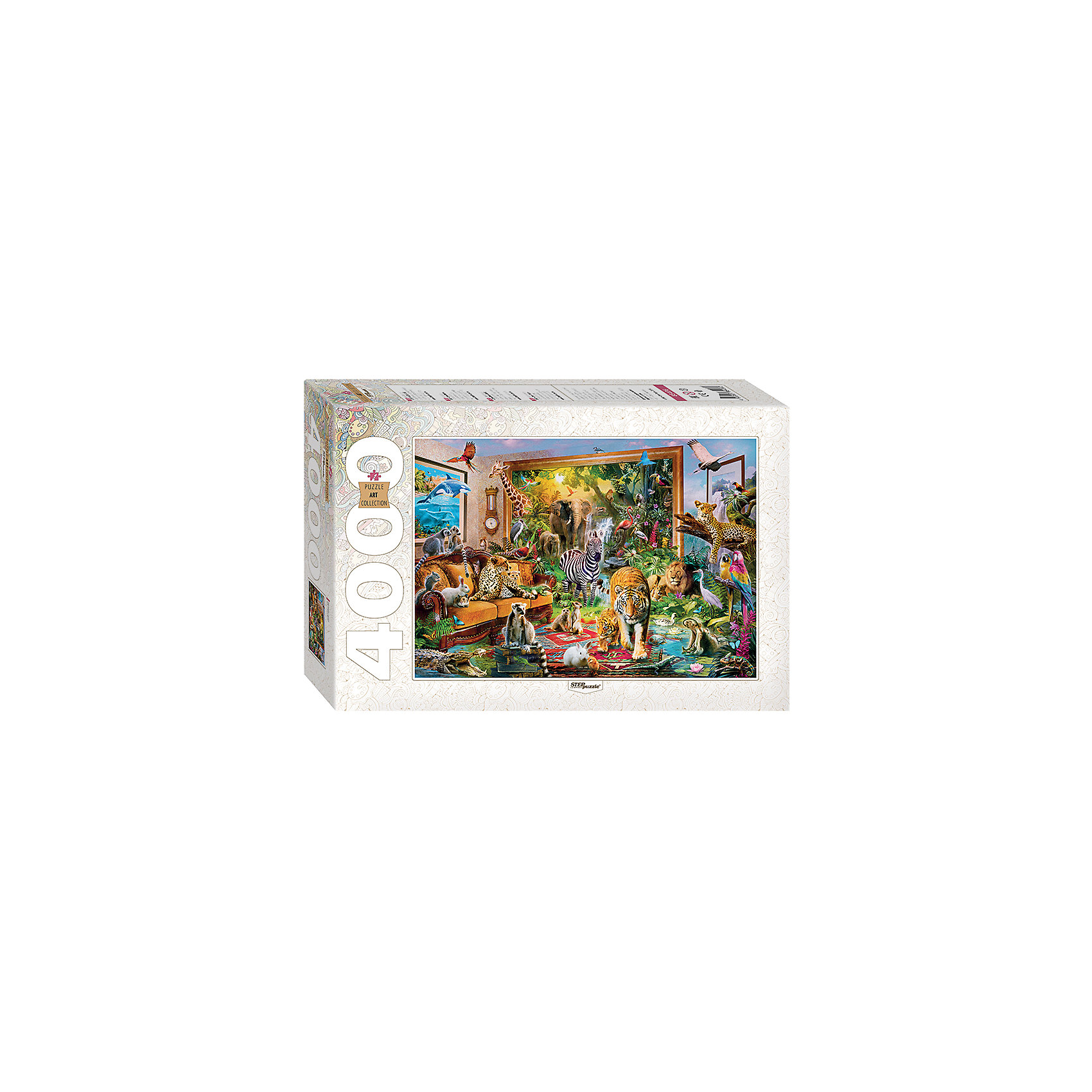 Пазл Ожившая сказка, 4000 деталей, Step Puzzle Пазл Ожившая сказка, 4000 деталей, Step PuzzleКоличество деталей<br>Характеристики товара:<br><br>- цвет: разноцветный;<br>- материал: картон;<br>- деталей: 4000;<br>- высокая точность подгонки элементов;<br>- отличное качество печати;<br>- упаковка: коробка.<br><br>Собирать пазлы любят и дети, и взрослые! Это занятие может не только позволять весело проводить время, но и помогать всестороннему развитию ребенка. Изделие представляет собой детали, из которых нужно собрать очень красивую картинку. Все детали отлично проработаны, готовое изображение можно даже зафиксировать на бумаге и украсить им интерьер!<br>Собирание пазлов поможет формированию разных навыков, оно помогает развить тактильное восприятие, мелкую моторику, воображение, внимание и логику. Изделие произведено из качественных материалов, безопасных для ребенка. Набор станет отличным подарком детям!<br><br>Пазл Ожившая сказка, 4000 деталей, от бренда Step Puzzle можно купить в нашем интернет-магазине.<br><br>Ширина мм: 400<br>Глубина мм: 270<br>Высота мм: 85<br>Вес г: 2000<br>Возраст от месяцев: 84<br>Возраст до месяцев: 180<br>Пол: Унисекс<br>Возраст: Детский<br>SKU: 5138187