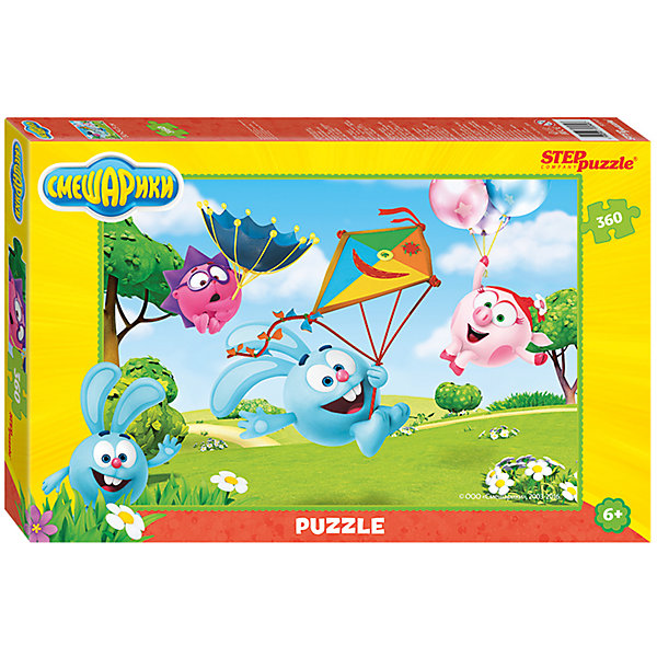 Пазл Смешарики, 360 деталей, Step Puzzle Пазл Смешарики, 360 деталей, Step PuzzleСмешарики<br>Характеристики товара:<br><br>- цвет: разноцветный;<br>- материал: картон;<br>- размер деталей: 2,1?2,3 см;<br>- деталей: 360;<br>- высокая точность подгонки элементов;<br>- размер собранного изображения: 34,5?50 см;<br>- отличное качество печати;<br>- упаковка: коробка.<br><br>Собирать пазлы любят и дети, и взрослые! Это занятие может не только позволять весело проводить время, но и помогать всестороннему развитию ребенка. Изделие представляет собой детали, из которых нужно собрать очень красивую картинку. Все детали отлично проработаны, готовое изображение можно даже зафиксировать на бумаге и украсить им интерьер!<br>Собирание пазлов поможет формированию разных навыков, оно помогает развить тактильное восприятие, мелкую моторику, воображение, внимание и логику. Изделие произведено из качественных материалов, безопасных для ребенка. Набор станет отличным подарком детям!<br><br>Пазл Смешарики, 360 деталей, от бренда Step Puzzle можно купить в нашем интернет-магазине.<br><br>Ширина мм: 335<br>Глубина мм: 215<br>Высота мм: 39<br>Вес г: 350<br>Возраст от месяцев: 36<br>Возраст до месяцев: 120<br>Пол: Унисекс<br>Возраст: Детский<br>SKU: 5138197