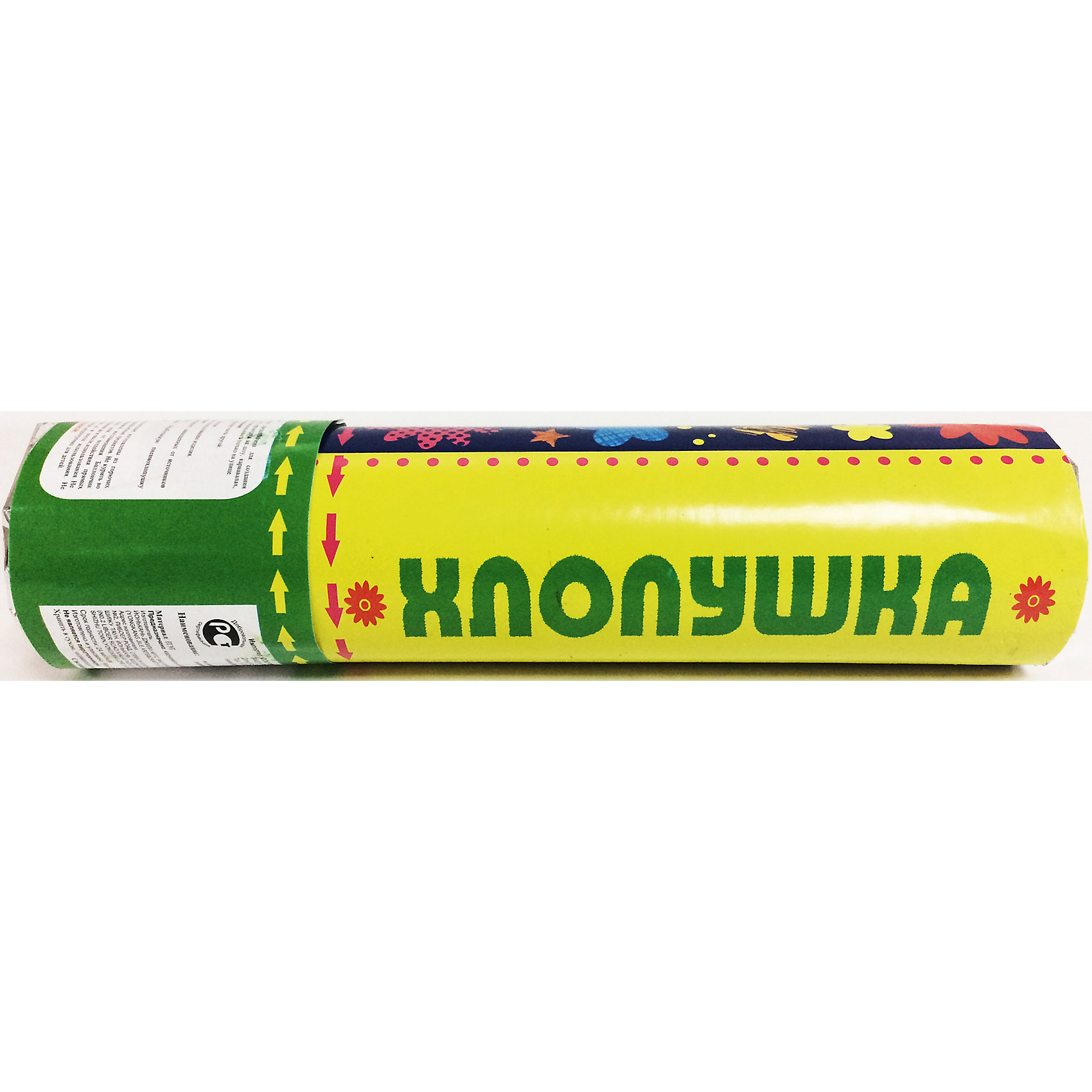 Праздничная пневмохлопушка (20см, с наполнителем из разноцветного конфетти из ПВХ в форме цветочков) Праздничная пневмохлопушка (20см, с наполнителем из разноцветного конфетти из ПВХ в форме цветочков)Всё для праздника<br>Праздничная пневмохлопушка арт.38747 (20см, на основе сжатого воздуха с наполнителем из разноцветного конфетти из ПВХ в ФОРМЕ ЦВЕТОЧКОВ) / 20см арт.38747<br><br>Ширина мм: 200<br>Глубина мм: 50<br>Высота мм: 50<br>Вес г: 132<br>Возраст от месяцев: 60<br>Возраст до месяцев: 600<br>Пол: Унисекс<br>Возраст: Детский<br>SKU: 5144570